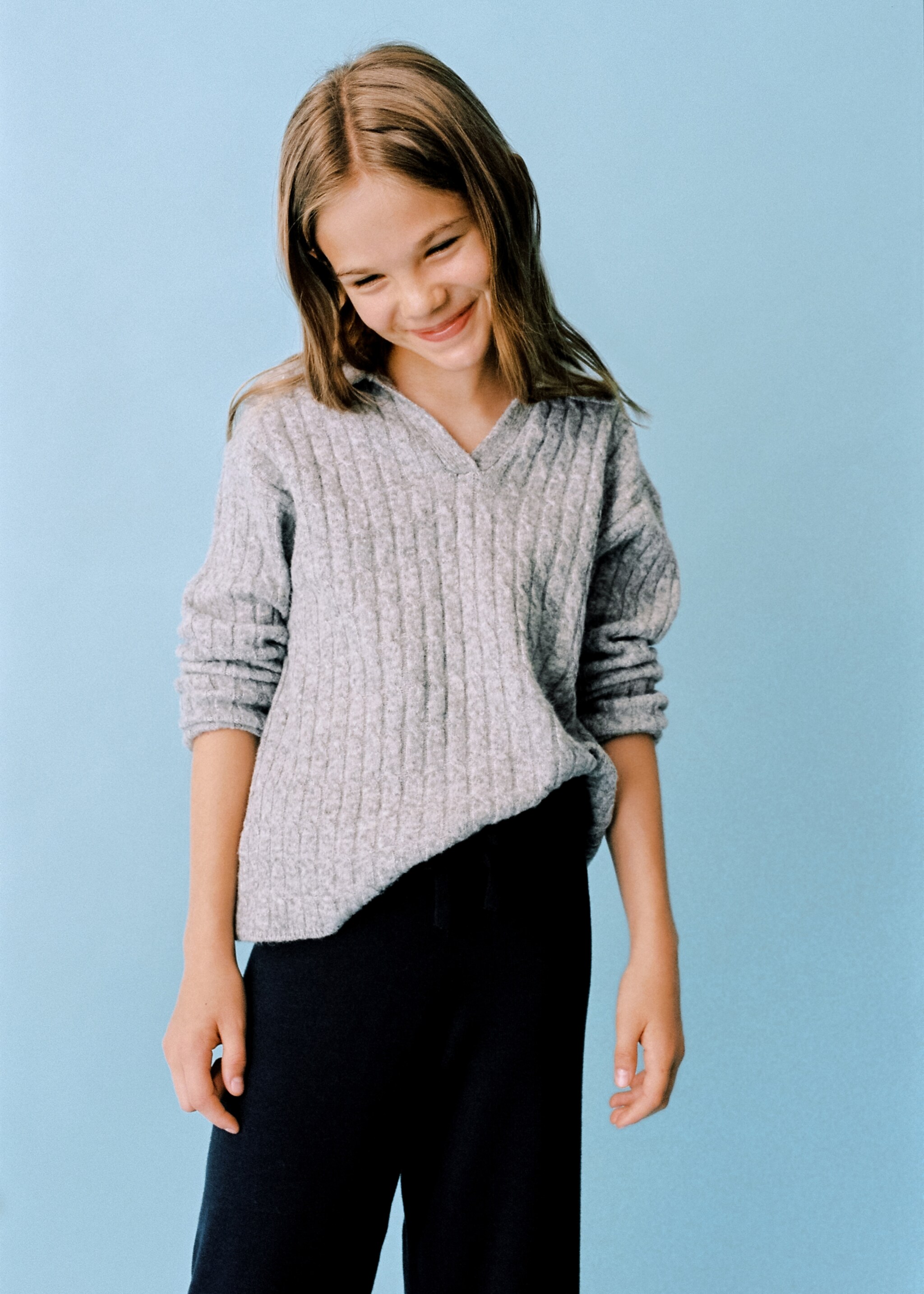 Knitted polo-neck sweater - Details of the article 6
