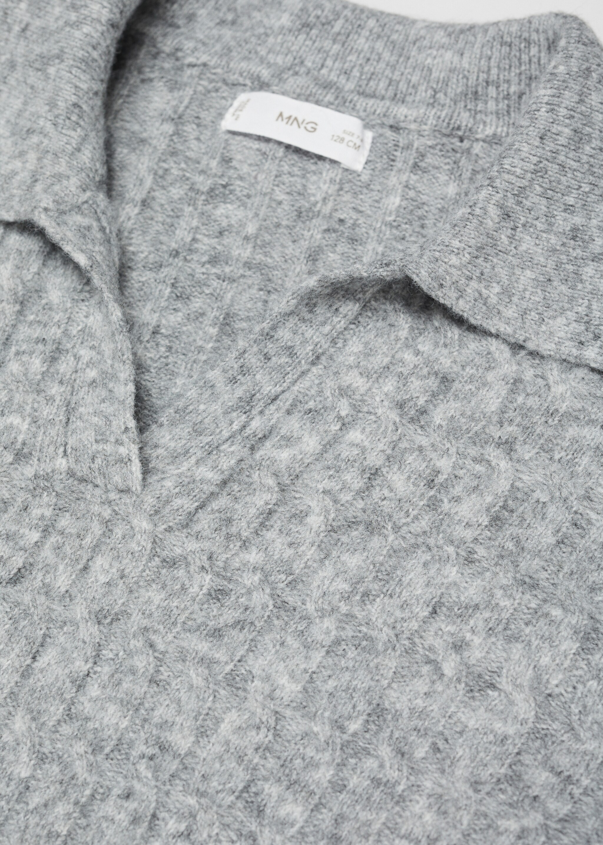 Knitted polo-neck sweater - Details of the article 8