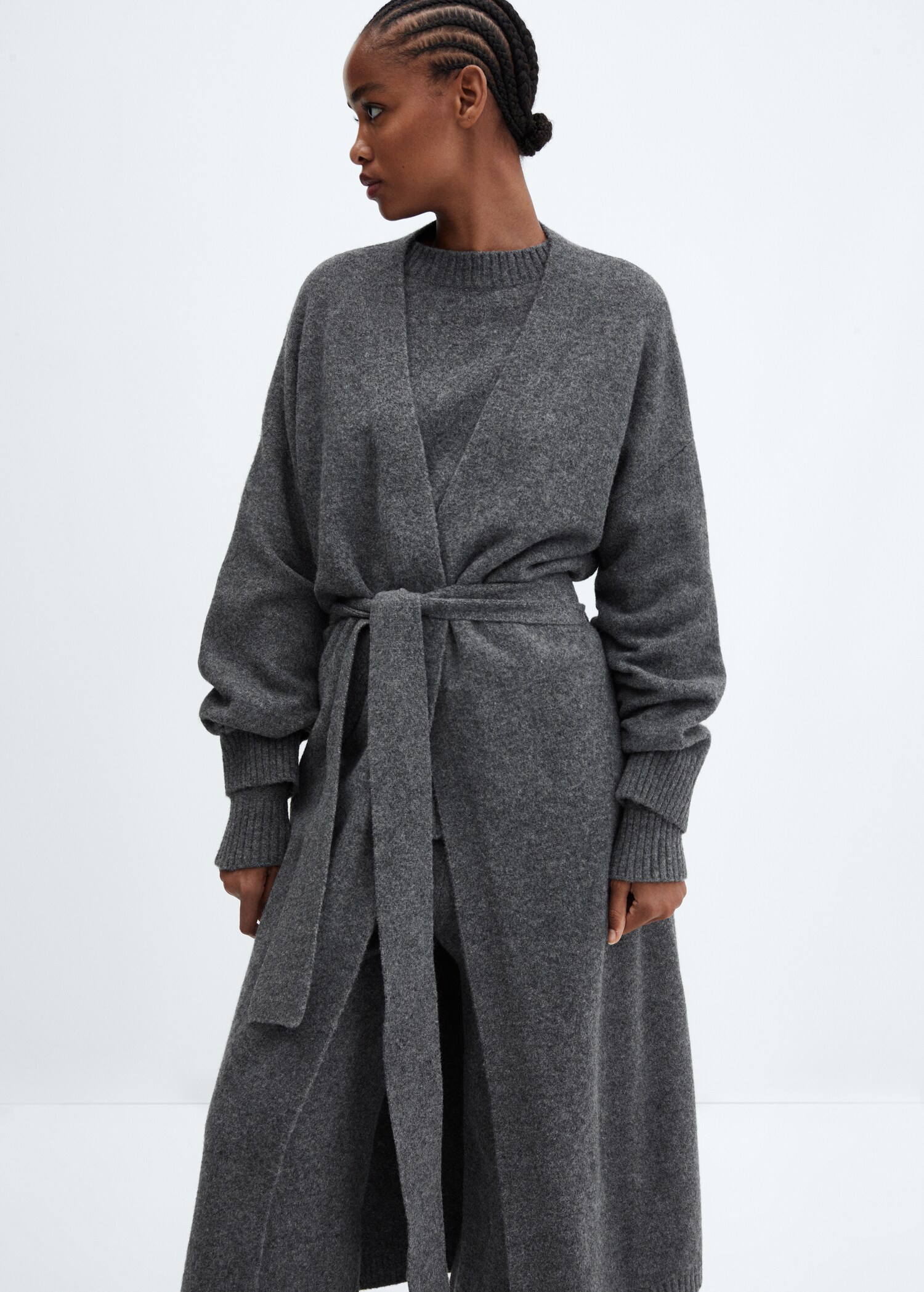 Oversize kötött kardigán - Felezősík