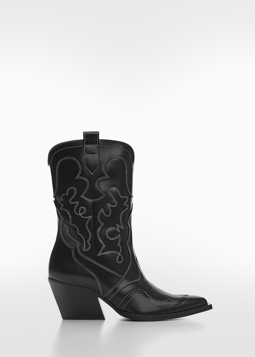 Mango cowboy boots hot sale