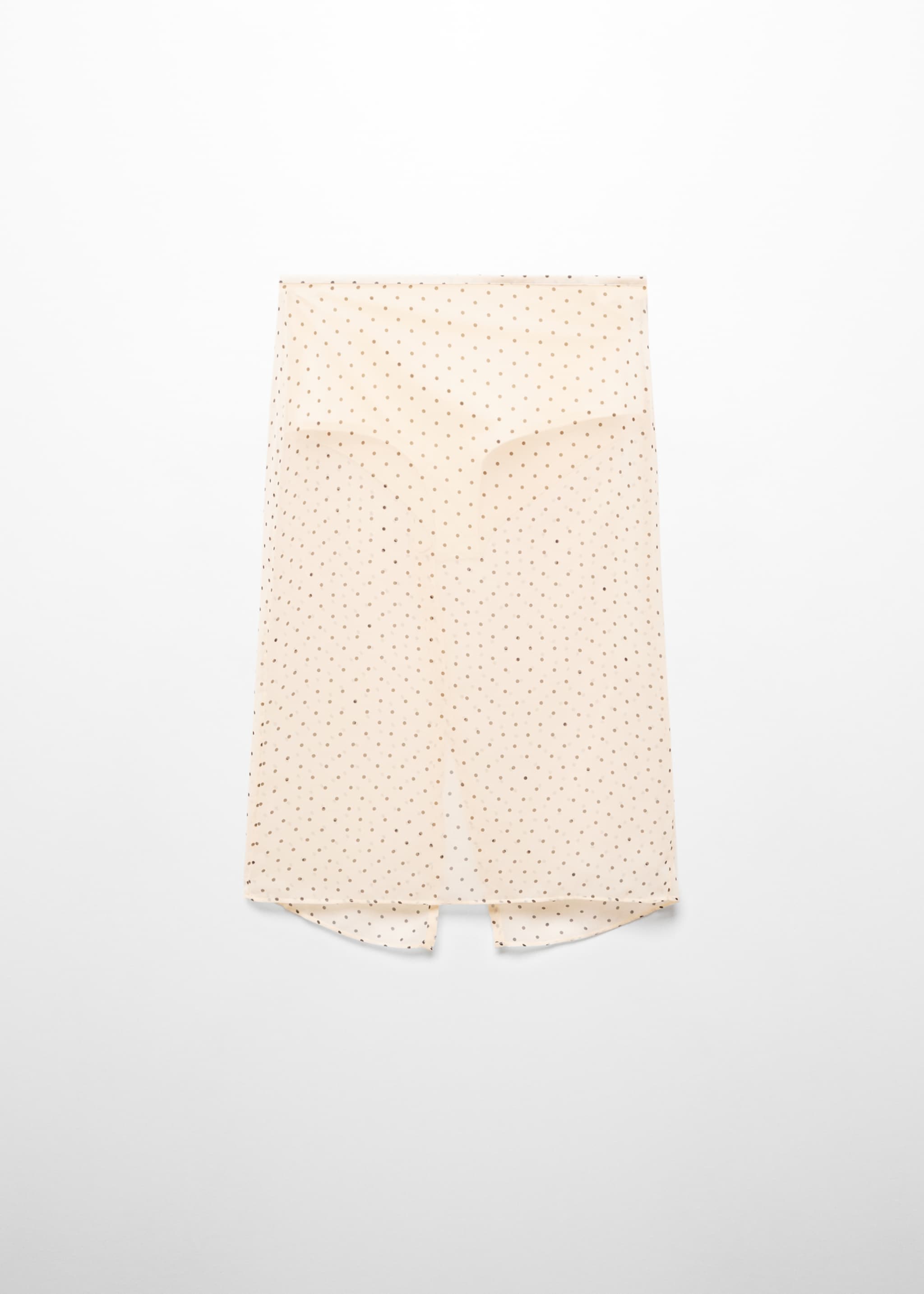 Semi-transparent polka-dot skirt - Article without model