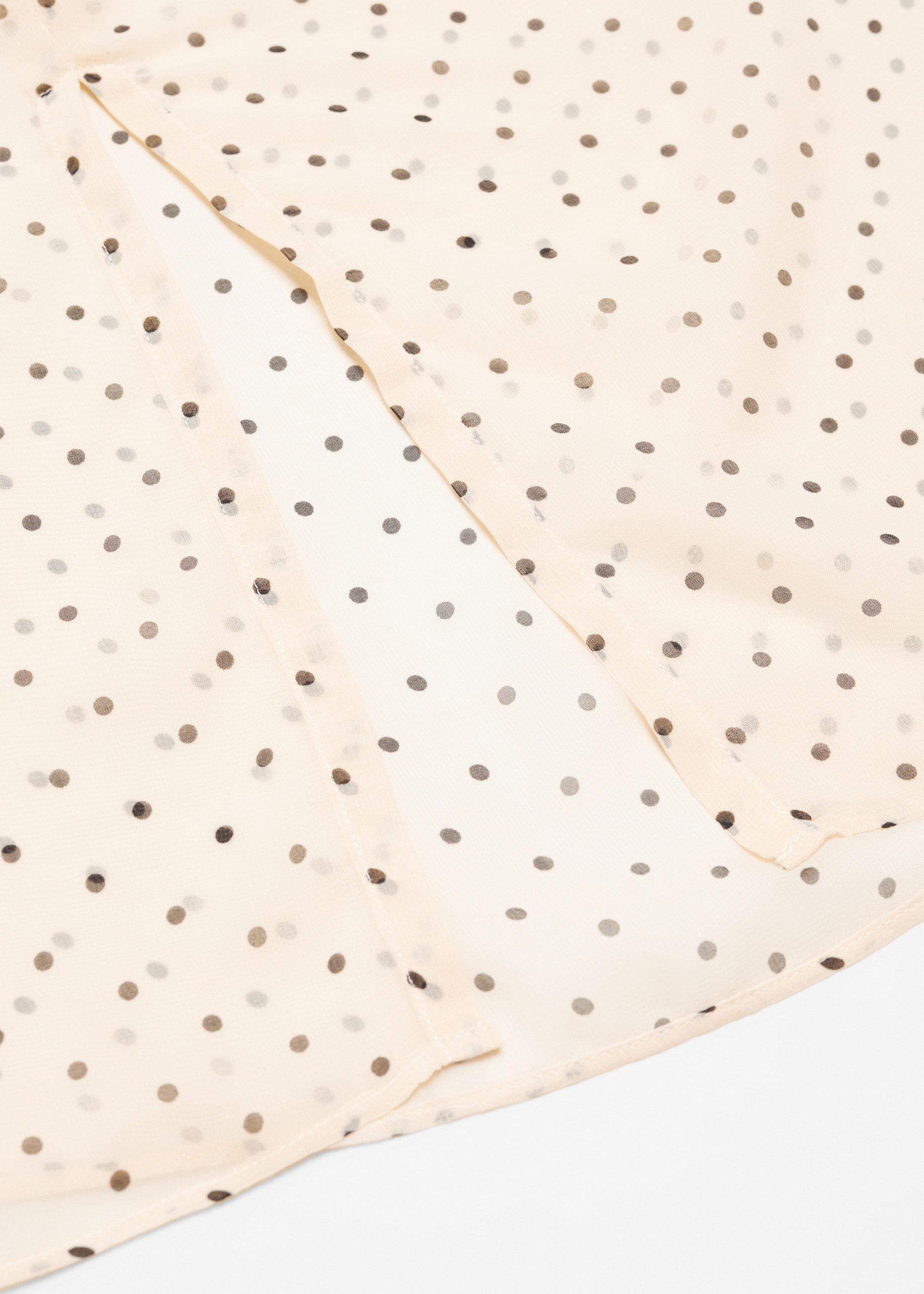 Semi-transparent polka-dot skirt - Details of the article 8