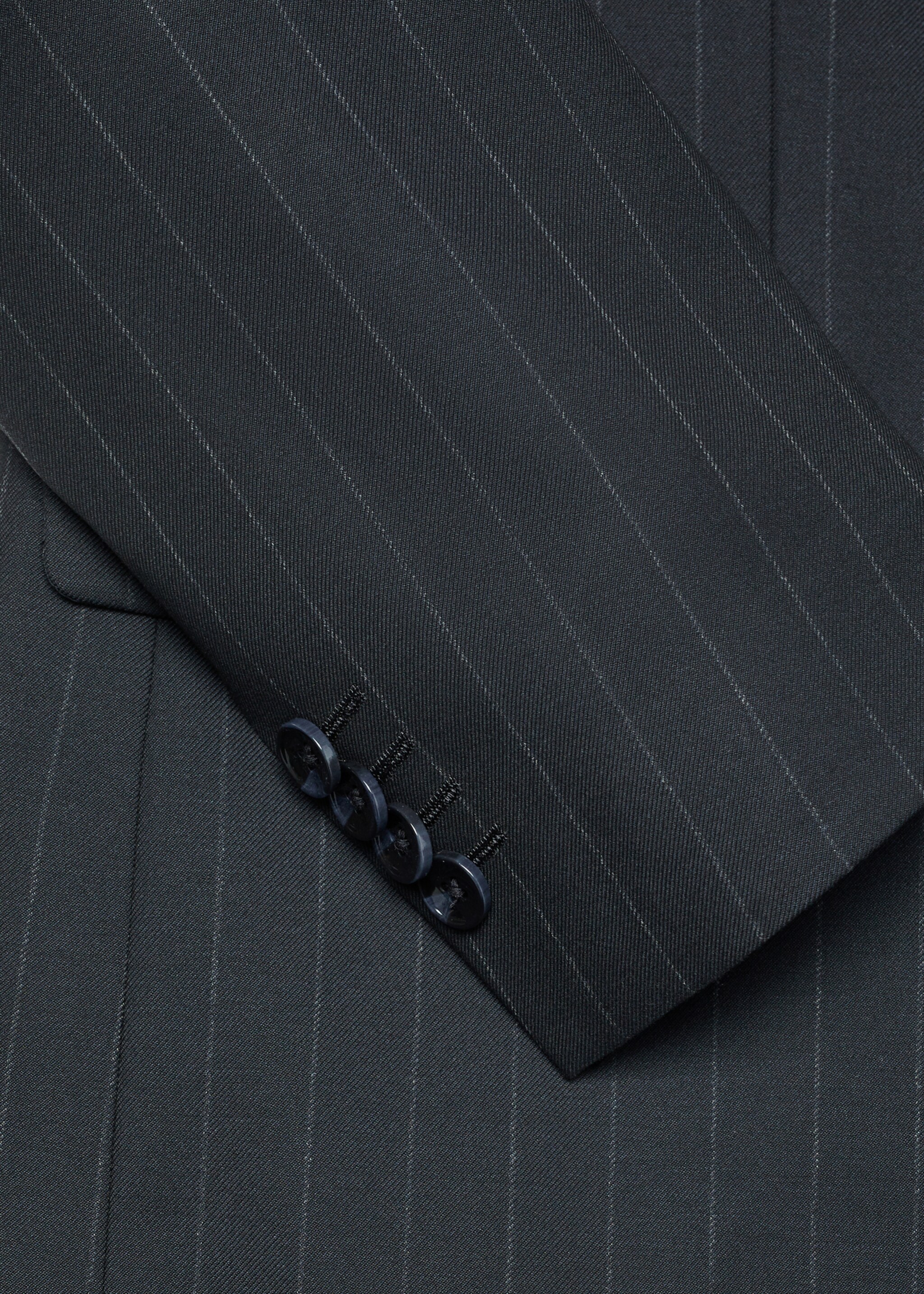Slim fit sako za odijelo od rastezljive tkanine - Detalji artikla 8