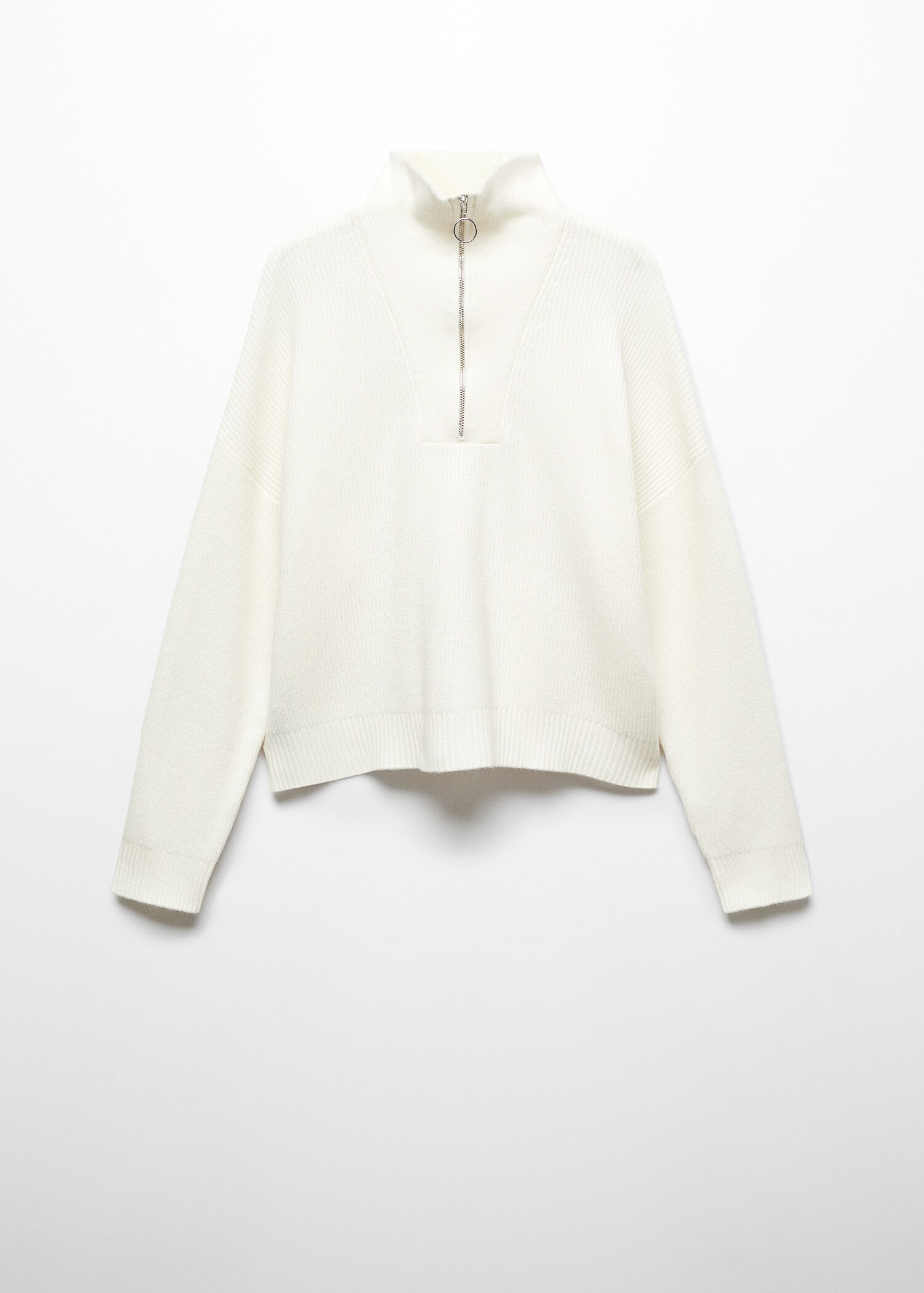 Zip knit sweater - Article without model