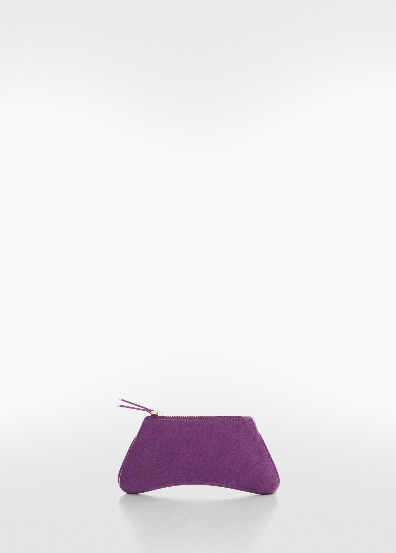 Asymmetrical leather wallet - Article without model