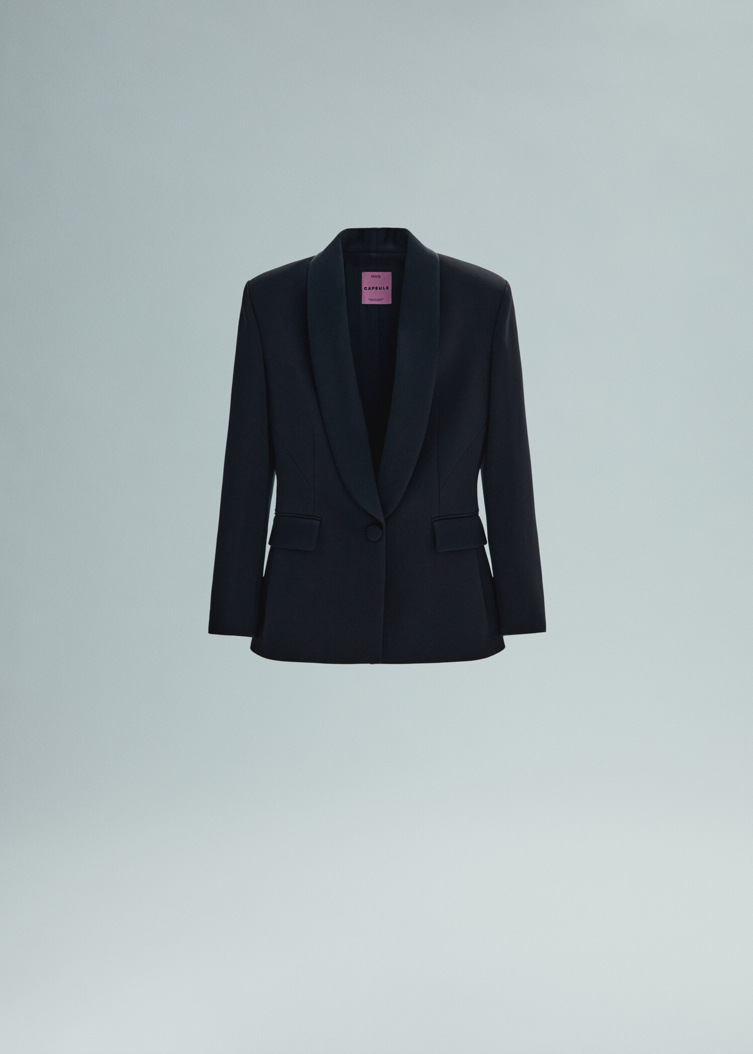 Suit jacket with satin details - Article without model