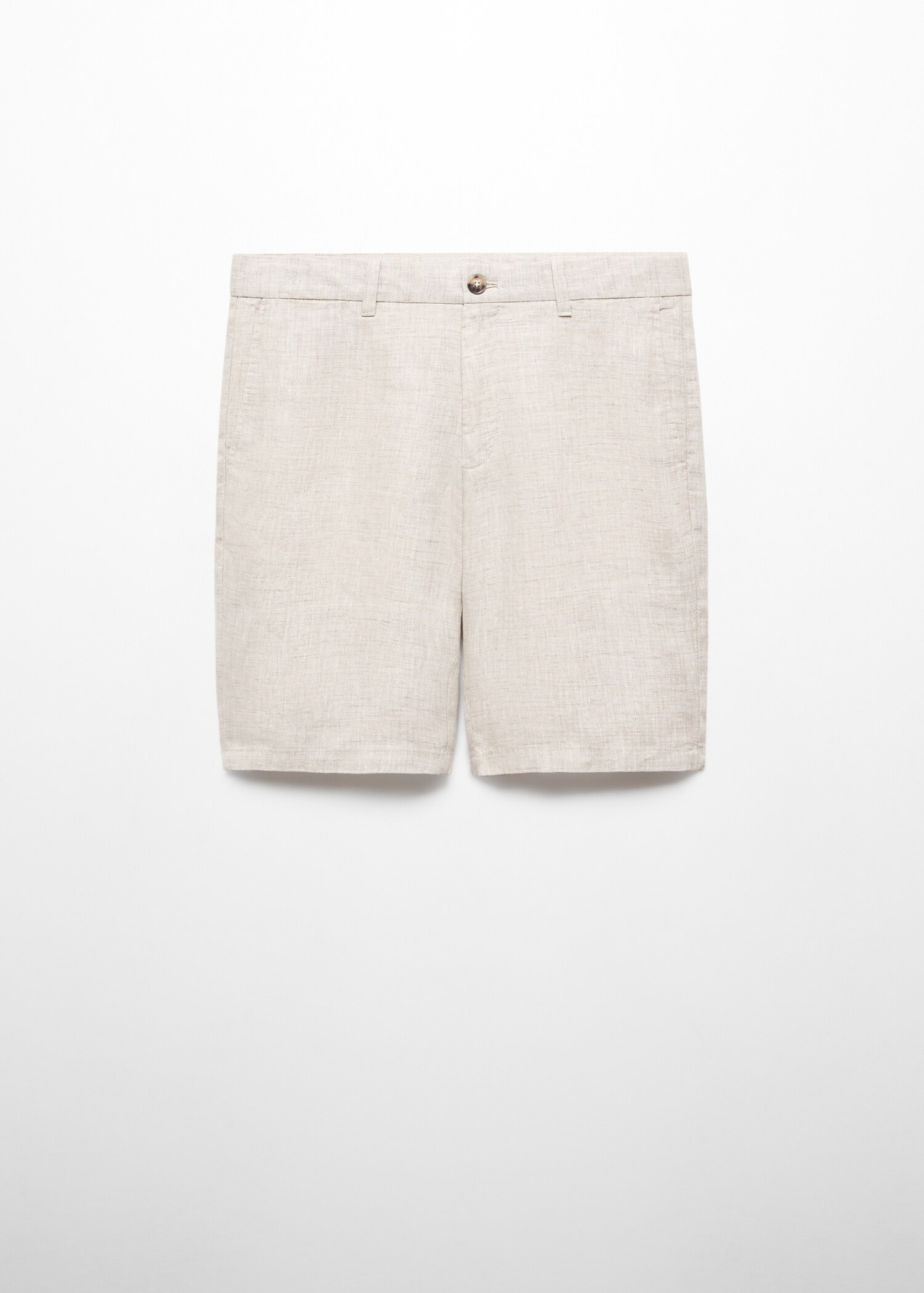 Bermuda slim-fit lin - Article sans modèle