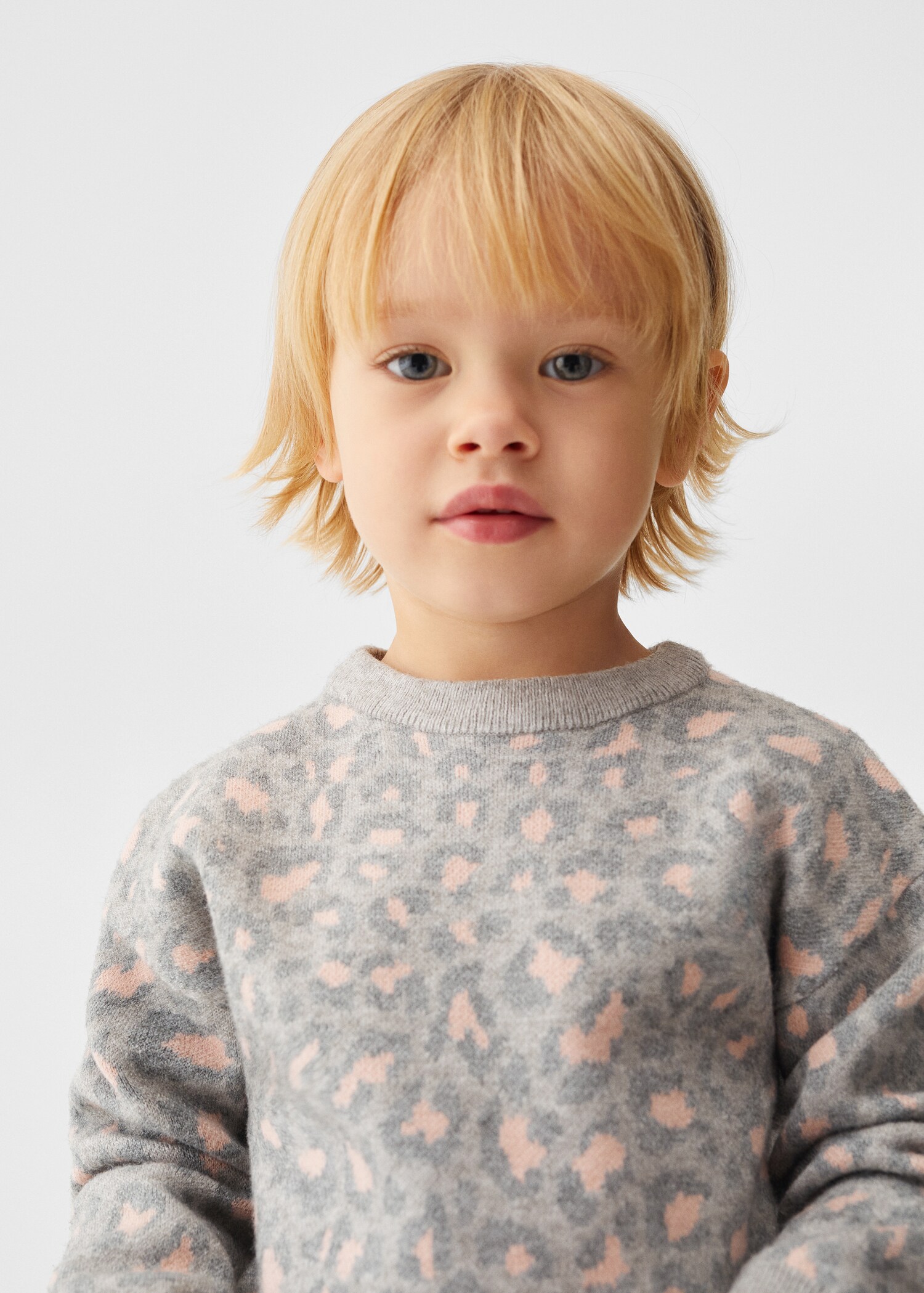 Stickad sweatshirt med tryck - Detaljer om artikeln 1