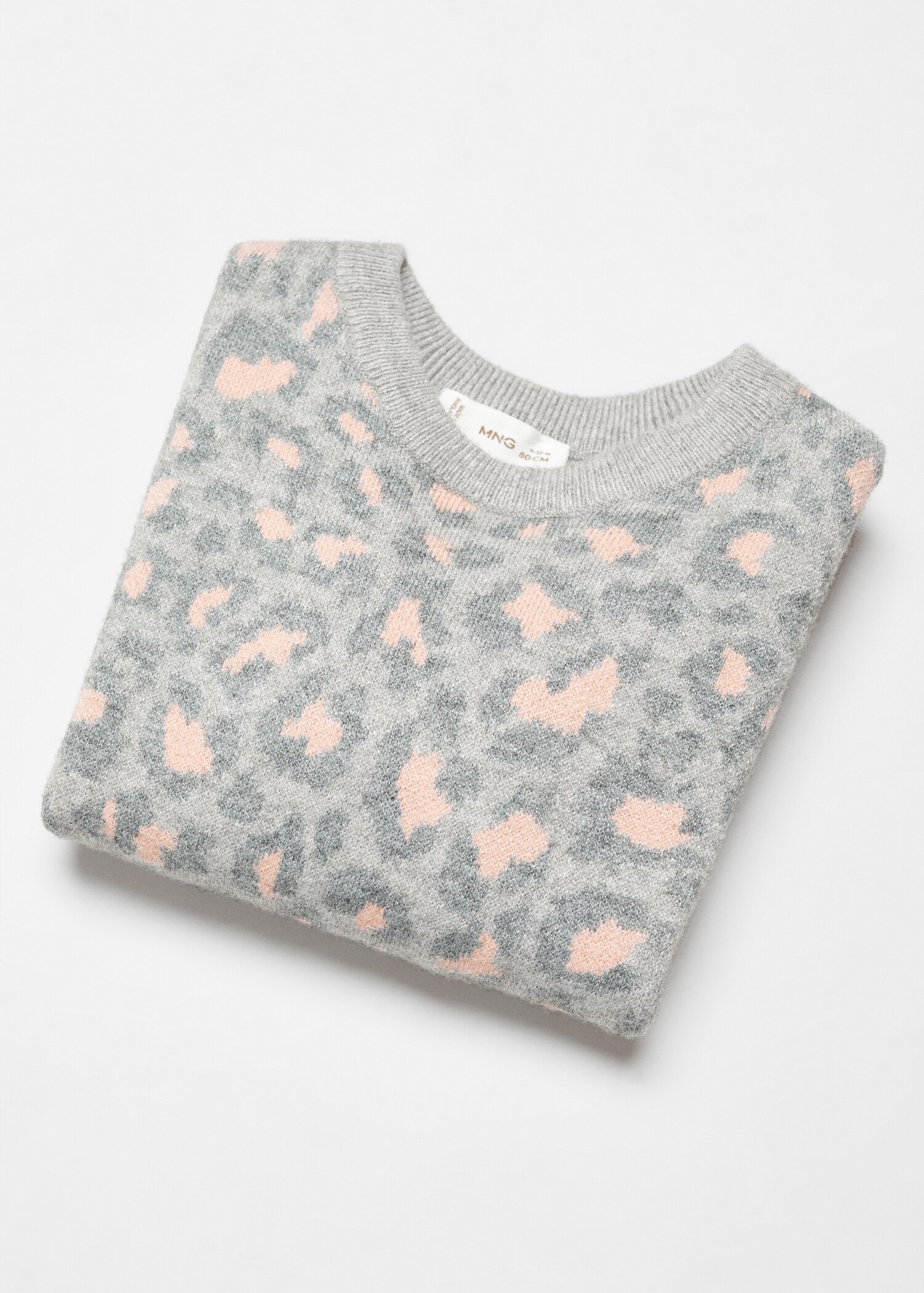 Stickad sweatshirt med tryck - Detaljer om artikeln 8