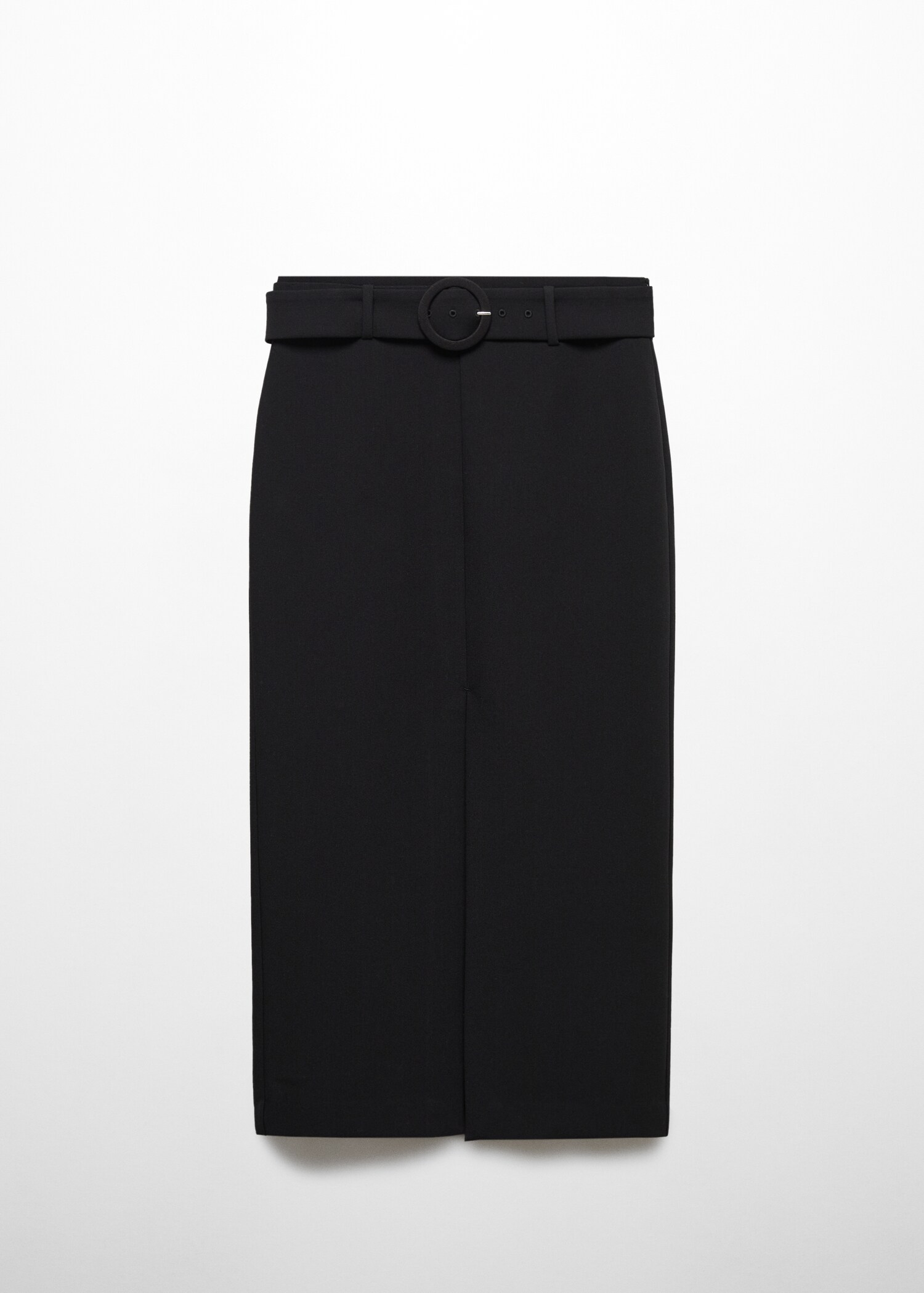 Skirt with slit and belt - Article without model