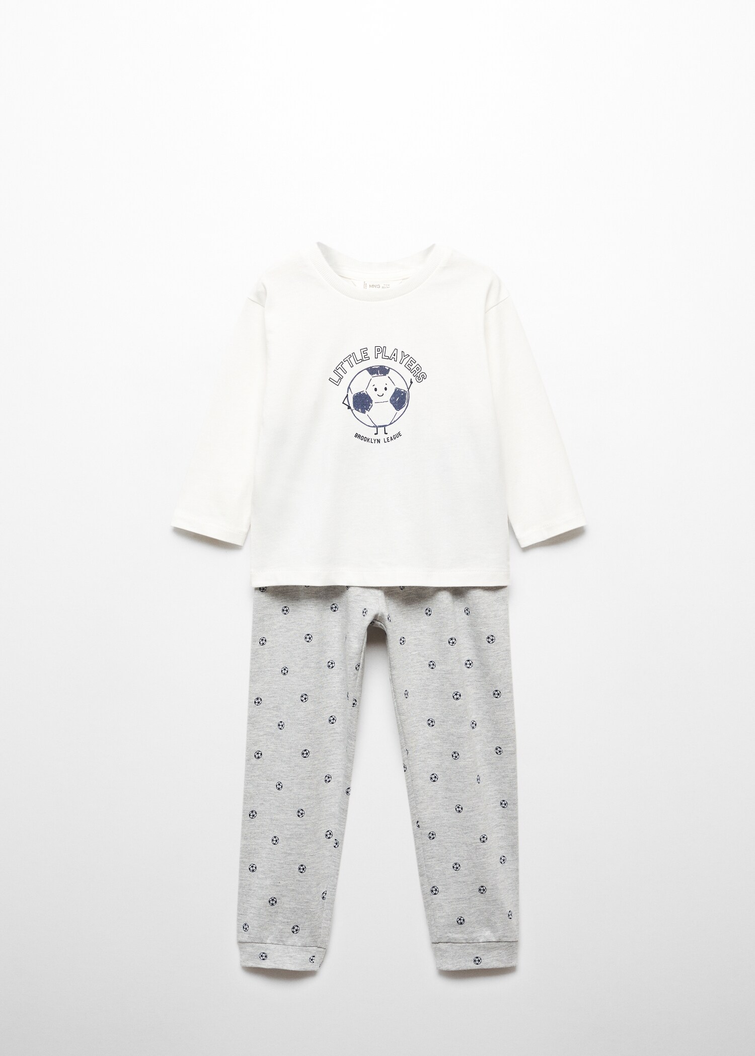 Langer, bedruckter Pyjama - Artikel ohne Model