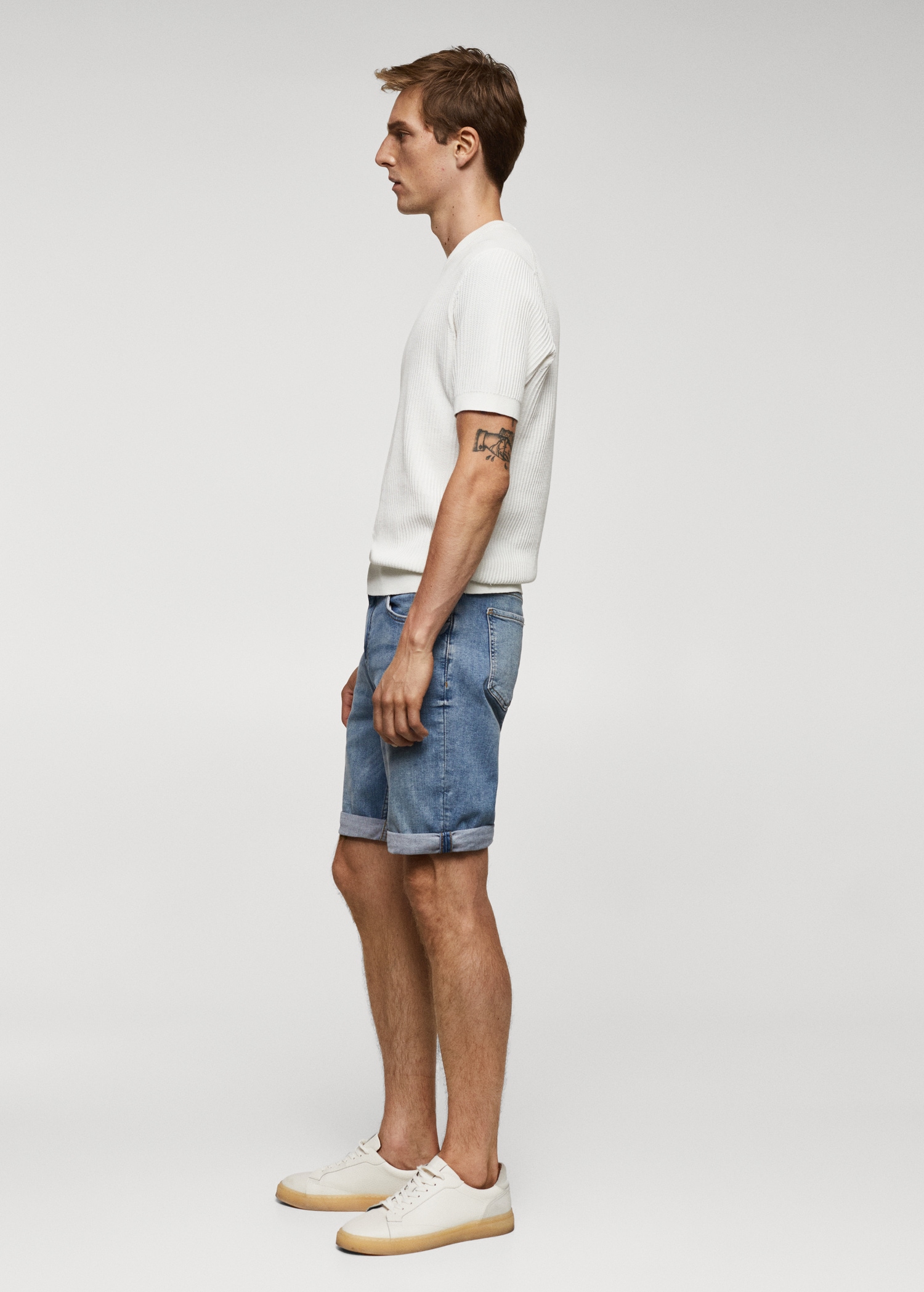 Slim Fit-Jeans-Bermudashorts - Detail des Artikels 2