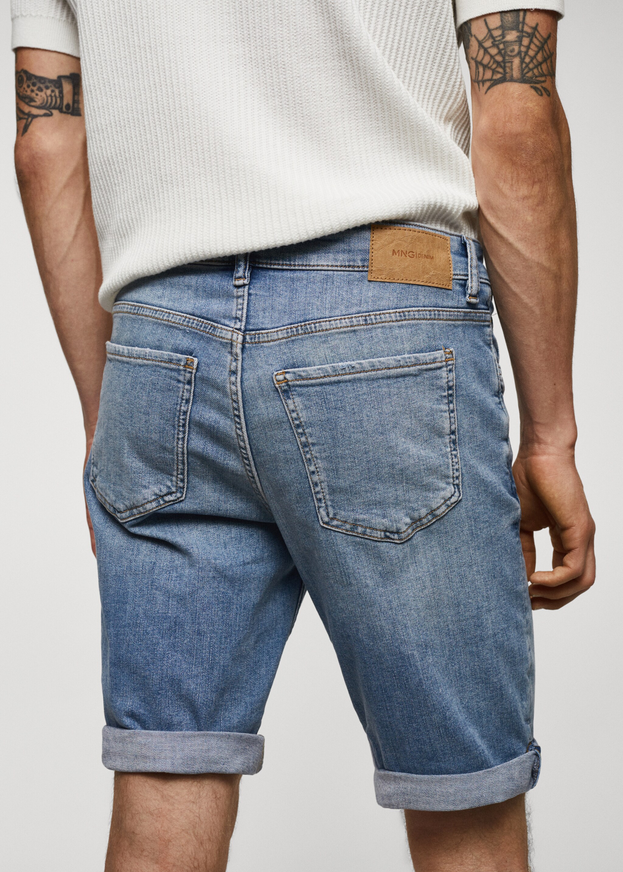 Bermudas vaqueras slim fit - Detalle del artículo 4