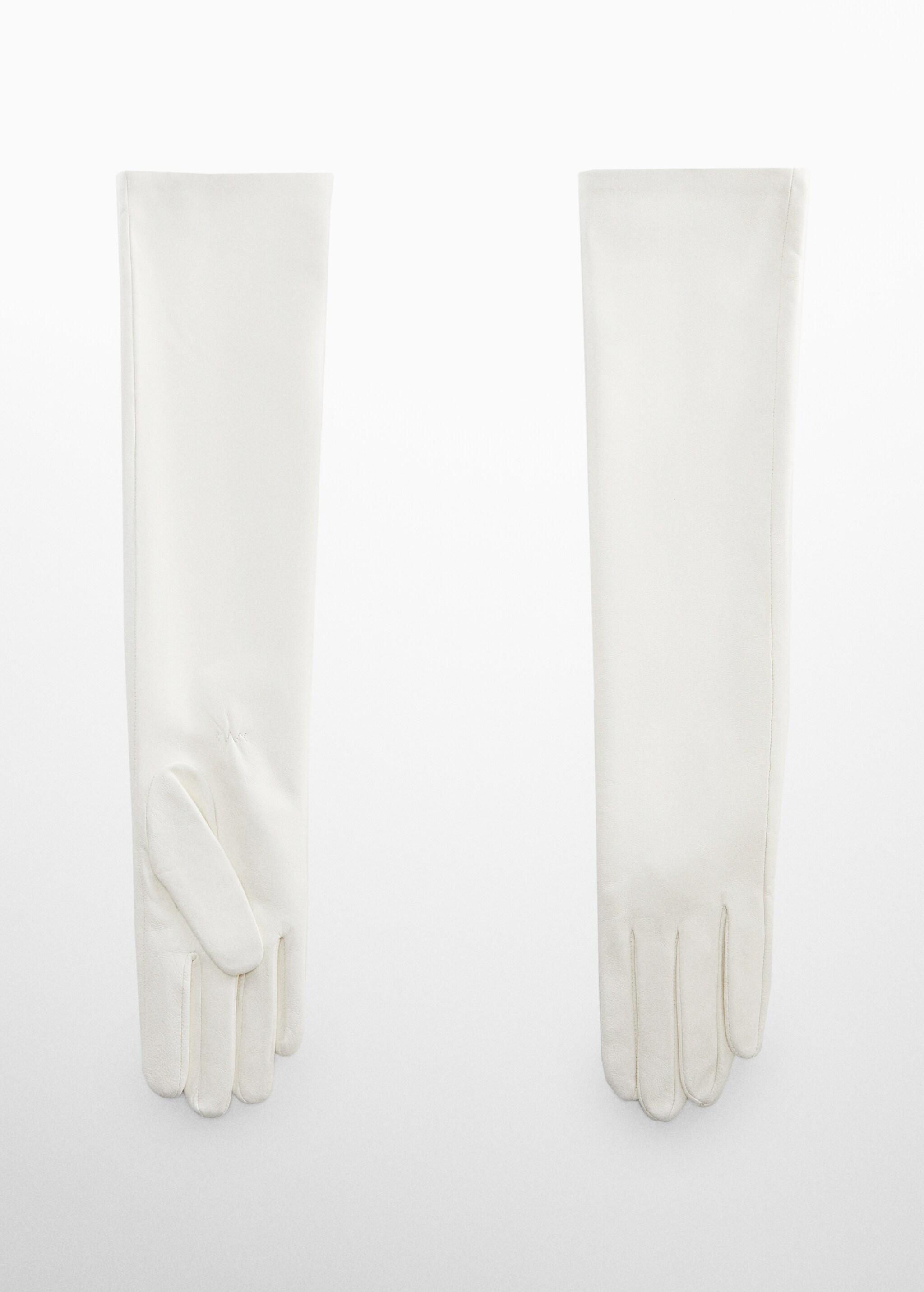 Leather long gloves - Article without model
