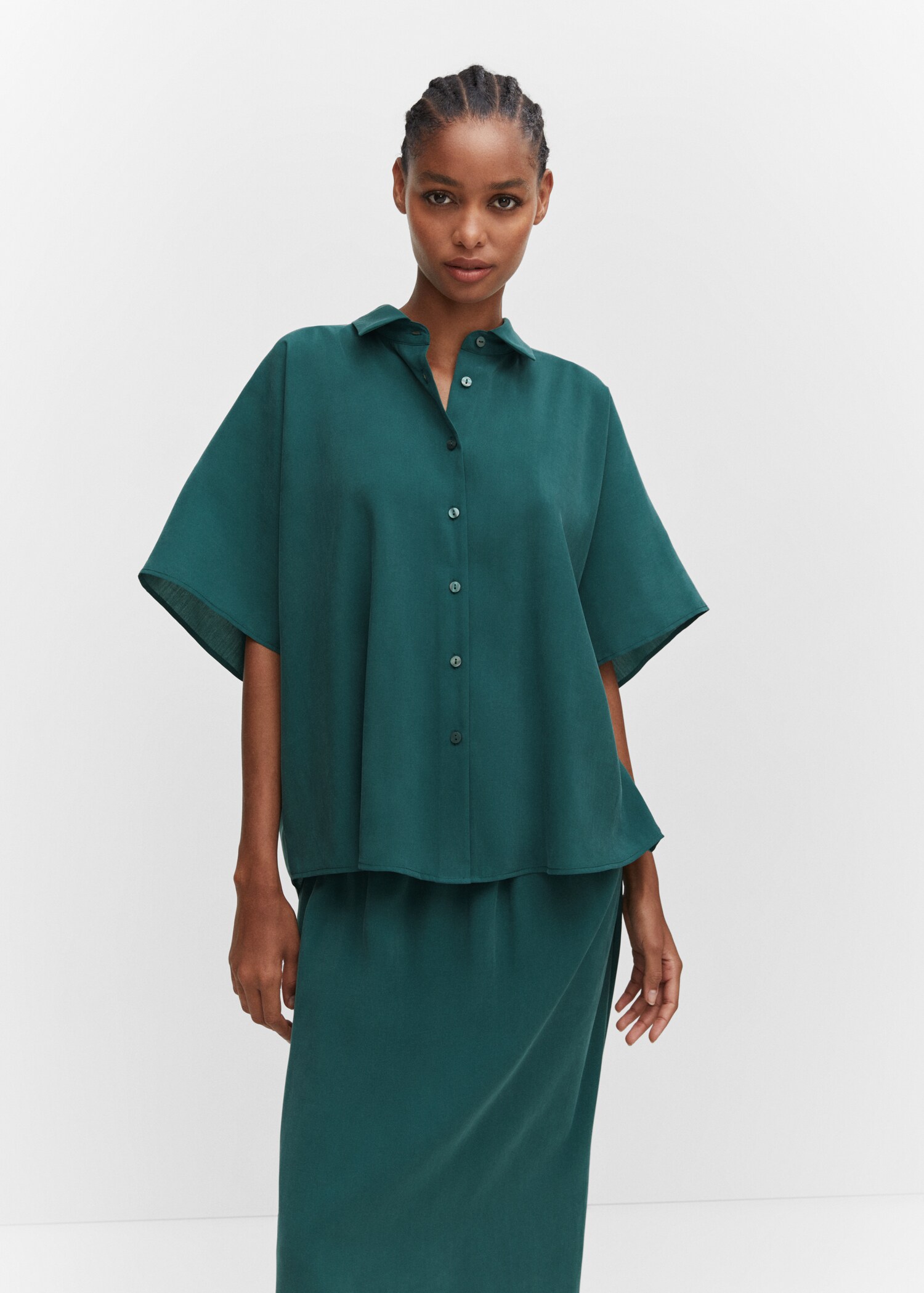 Modal skirt with elastic waist - Details of the article 1