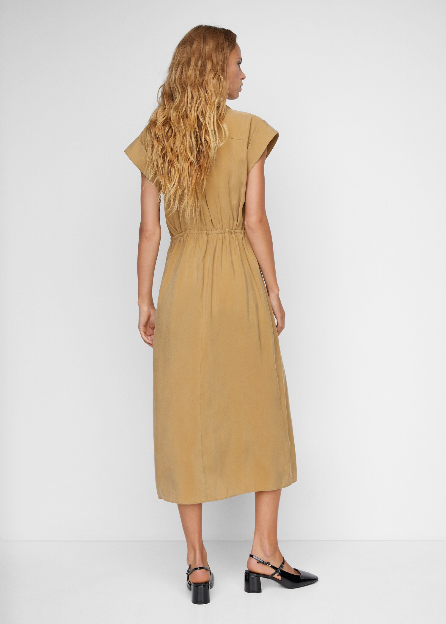 Modal shirt dress - Reverse of the article