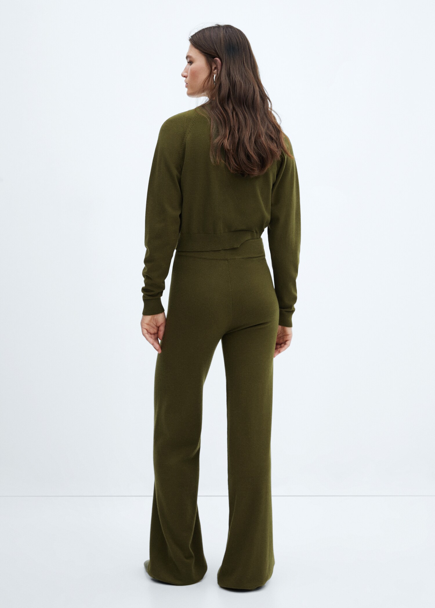 Knitted wideleg trousers - Details of the article 1