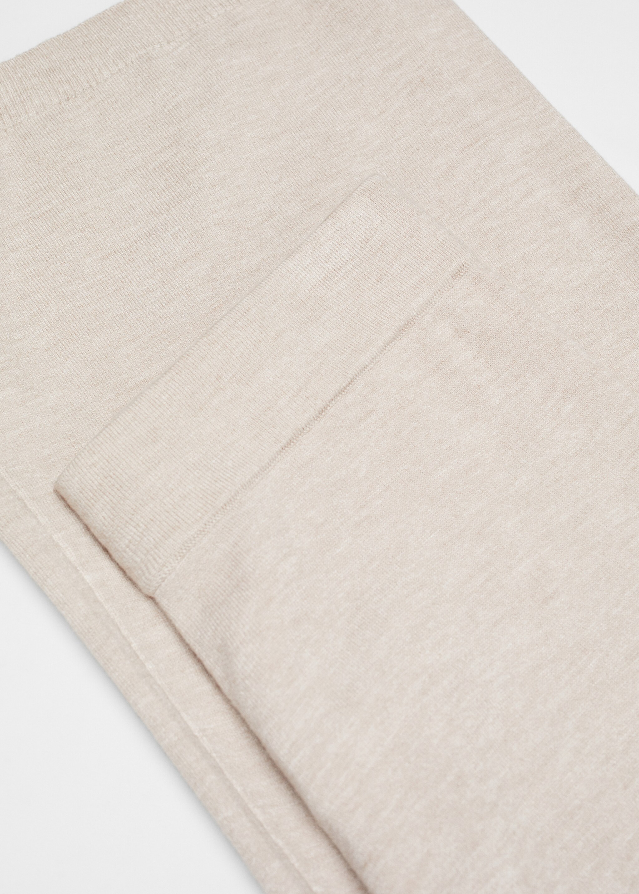 Wideleg-Strickhose - Detail des Artikels 8, Hellgrau/Pastellgrau. Ref: 57075793-00.
