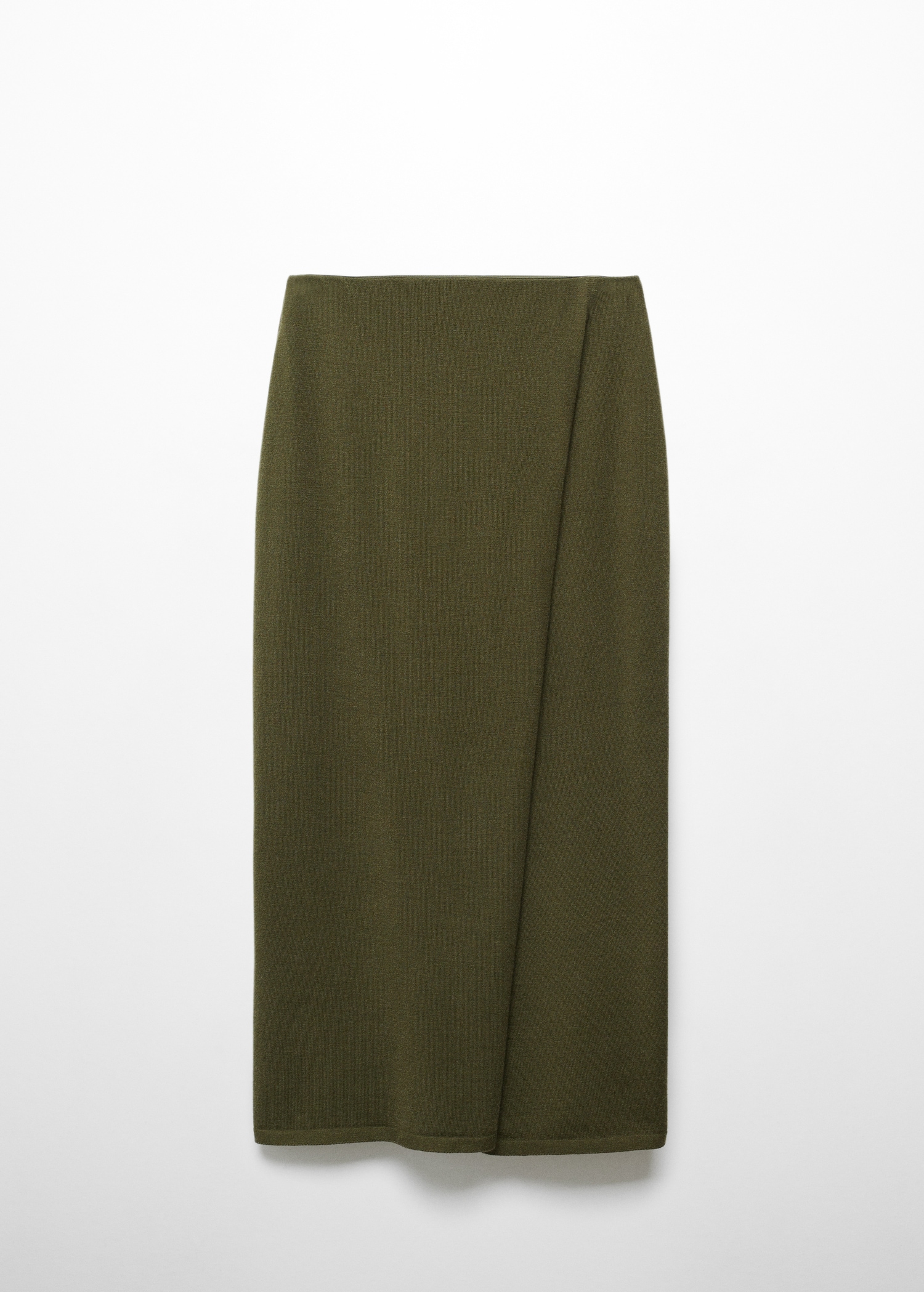 Knit wrap skirt Women MANGO OUTLET USA1