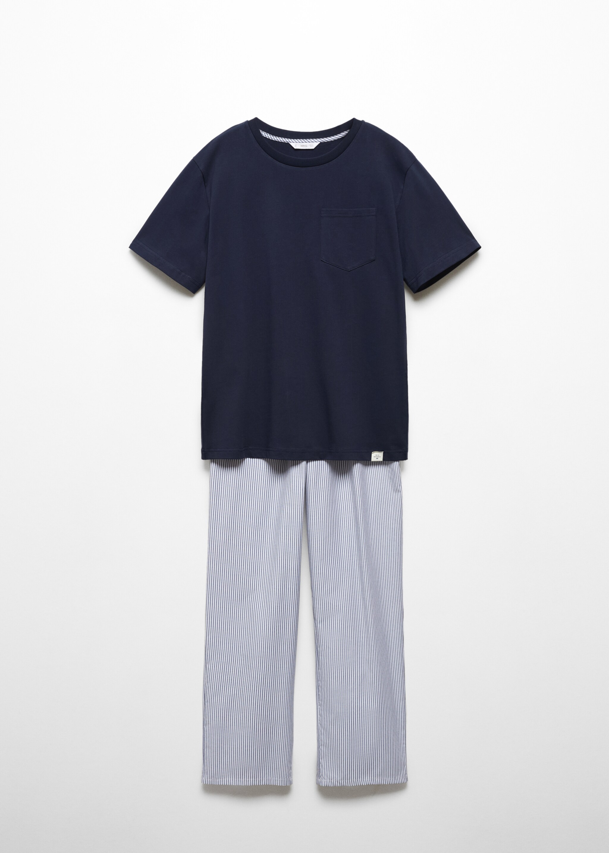 Striped long pyjamas - Article without model