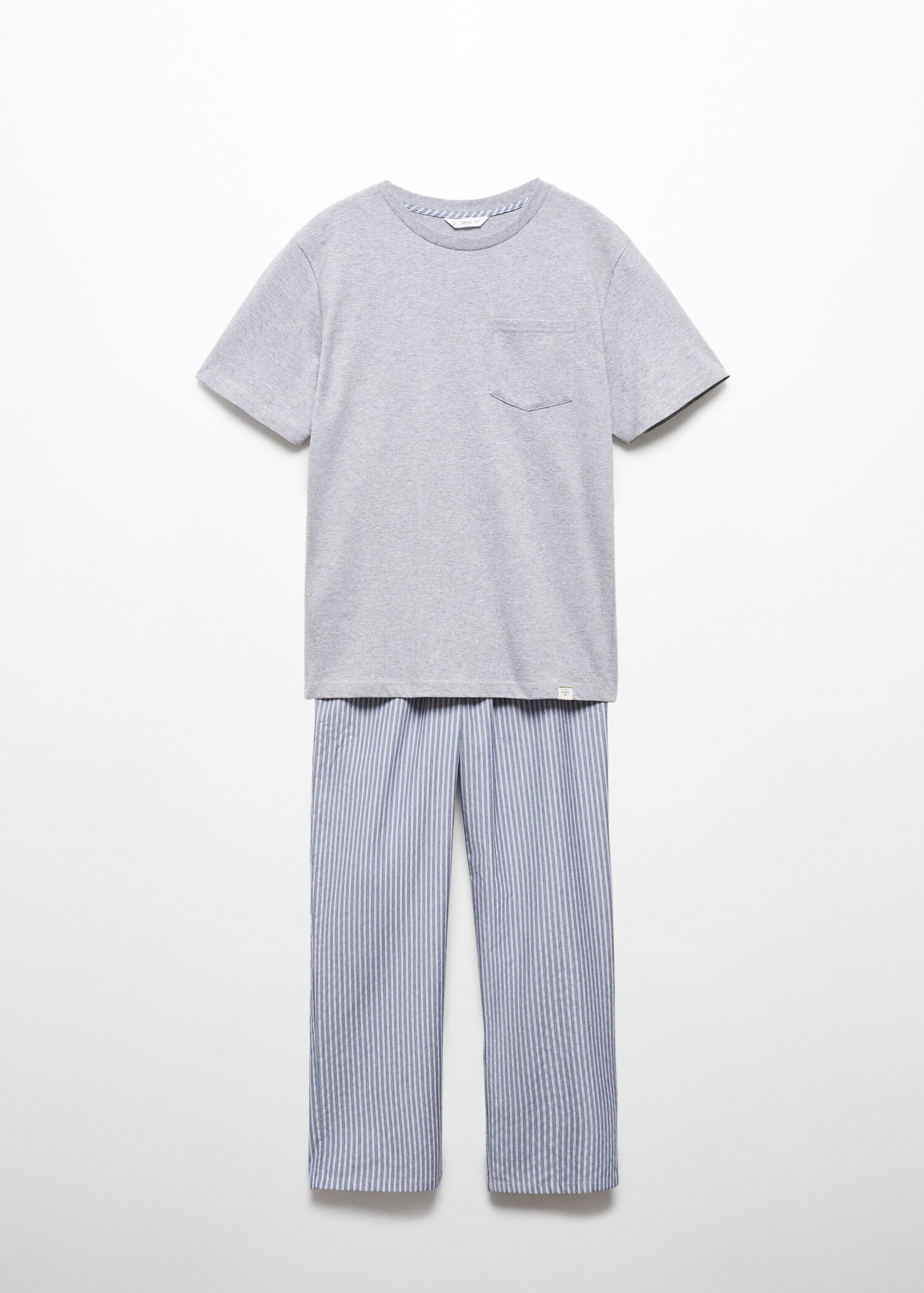 Striped long pyjamas - Article without model