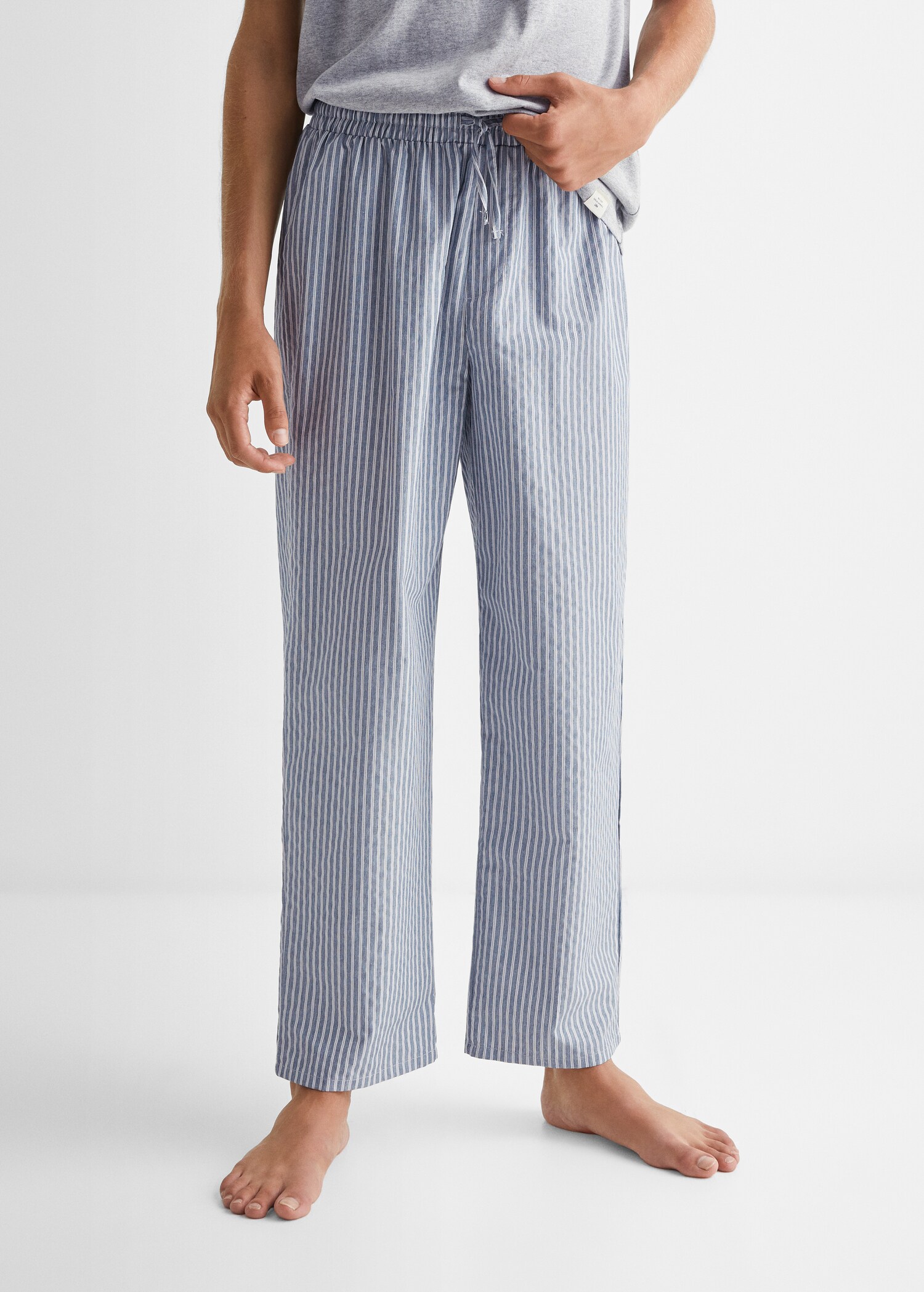 Striped long pyjamas - Details of the article 6