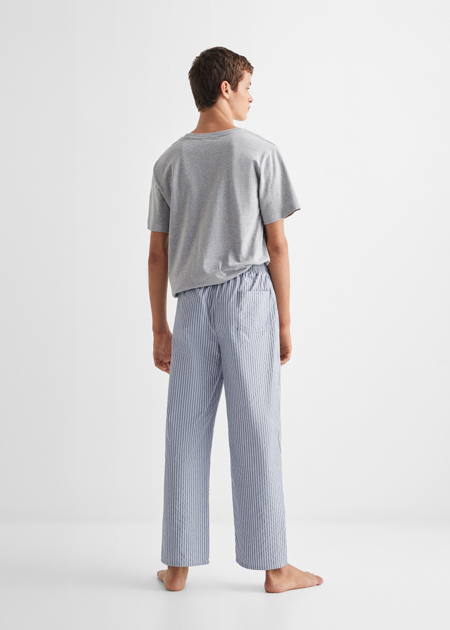 Striped long pyjamas - Reverse of the article