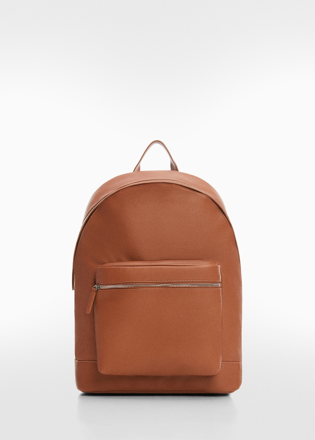 Leather effect backpack store