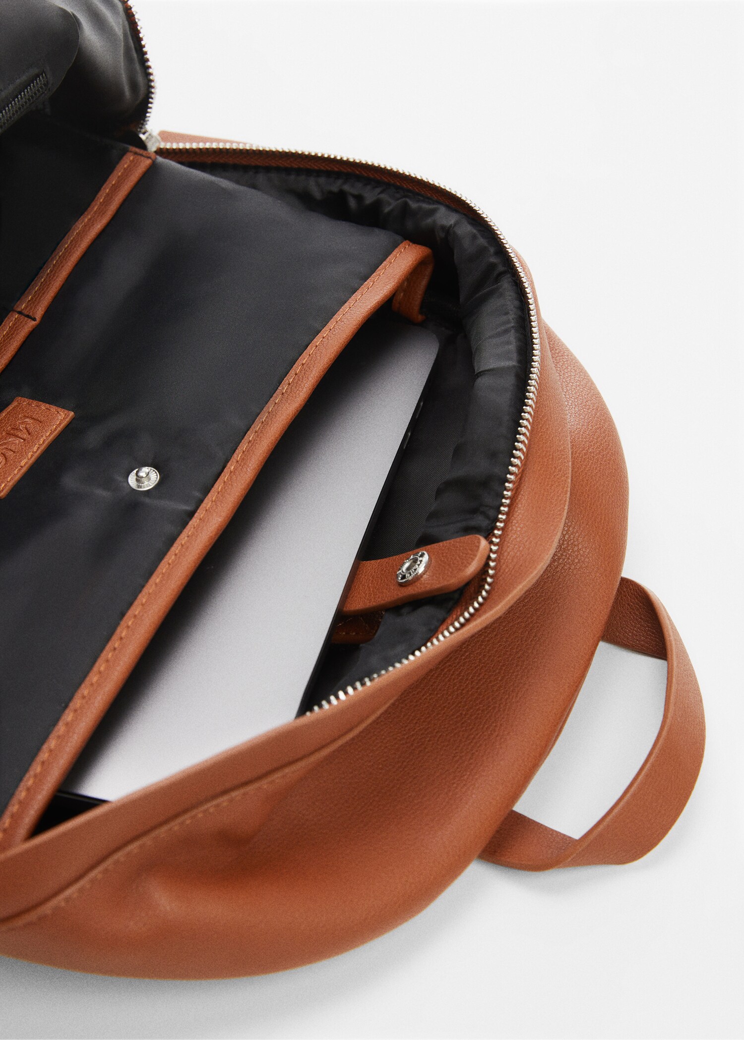 Leather-effect backpack - Details of the article 2