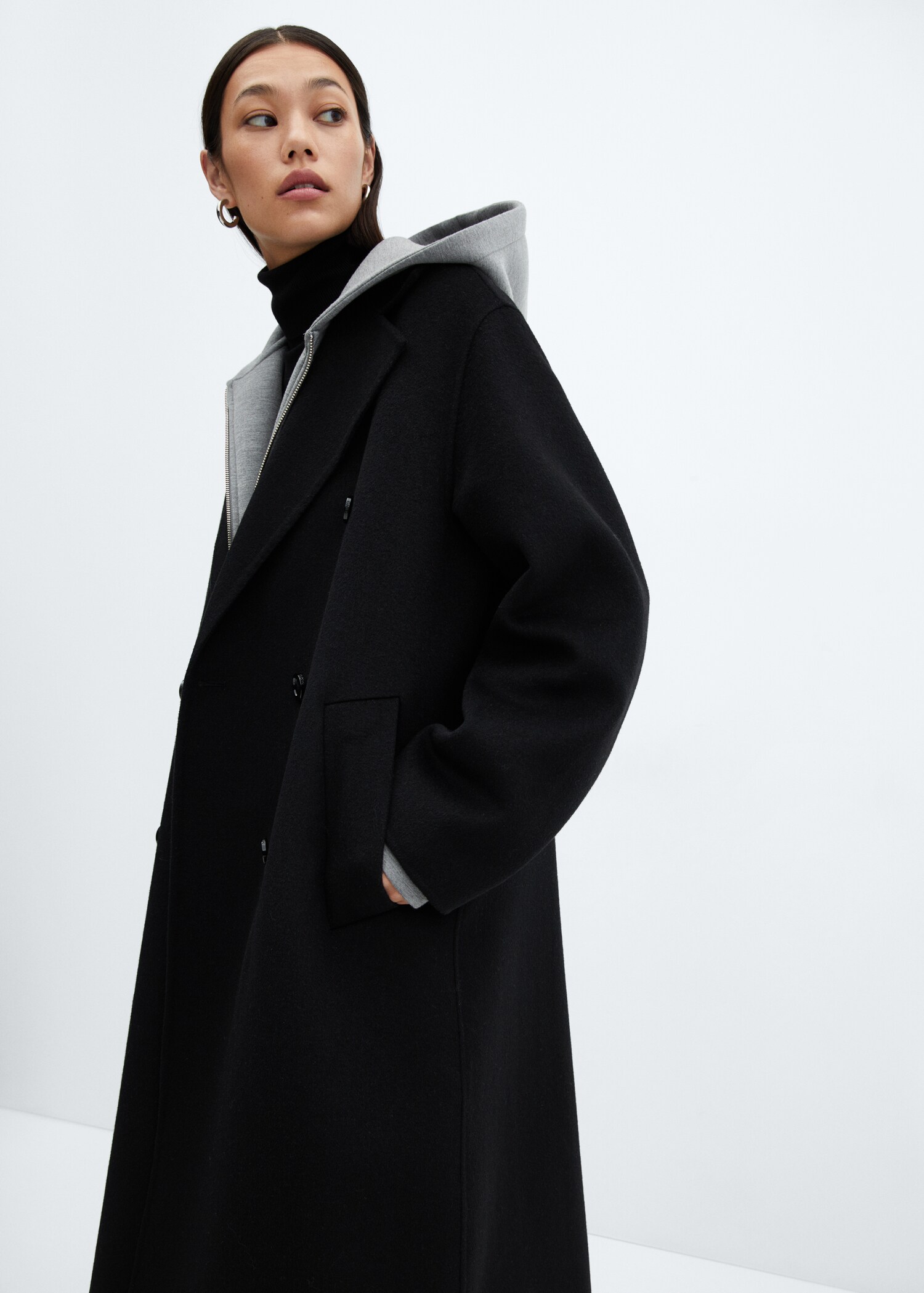 Cappotto lana handmade oversize - Piano medio