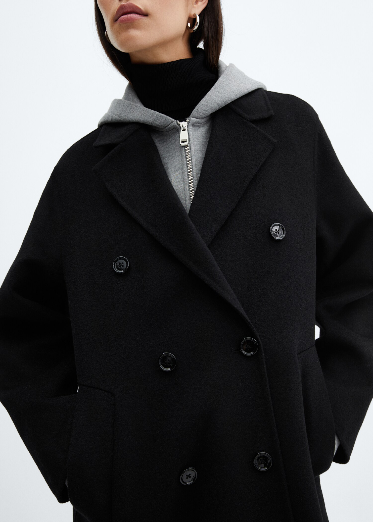Cappotto lana handmade oversize - Dettaglio dell'articolo 6