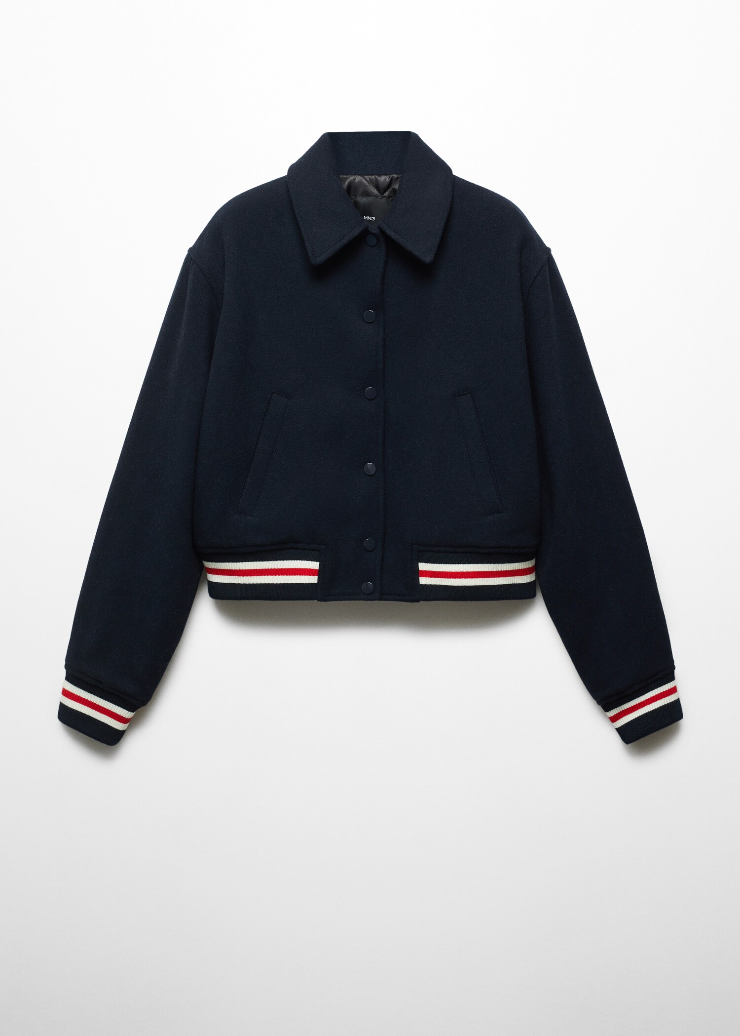 Oversized woollen bomber jacket - Article without model