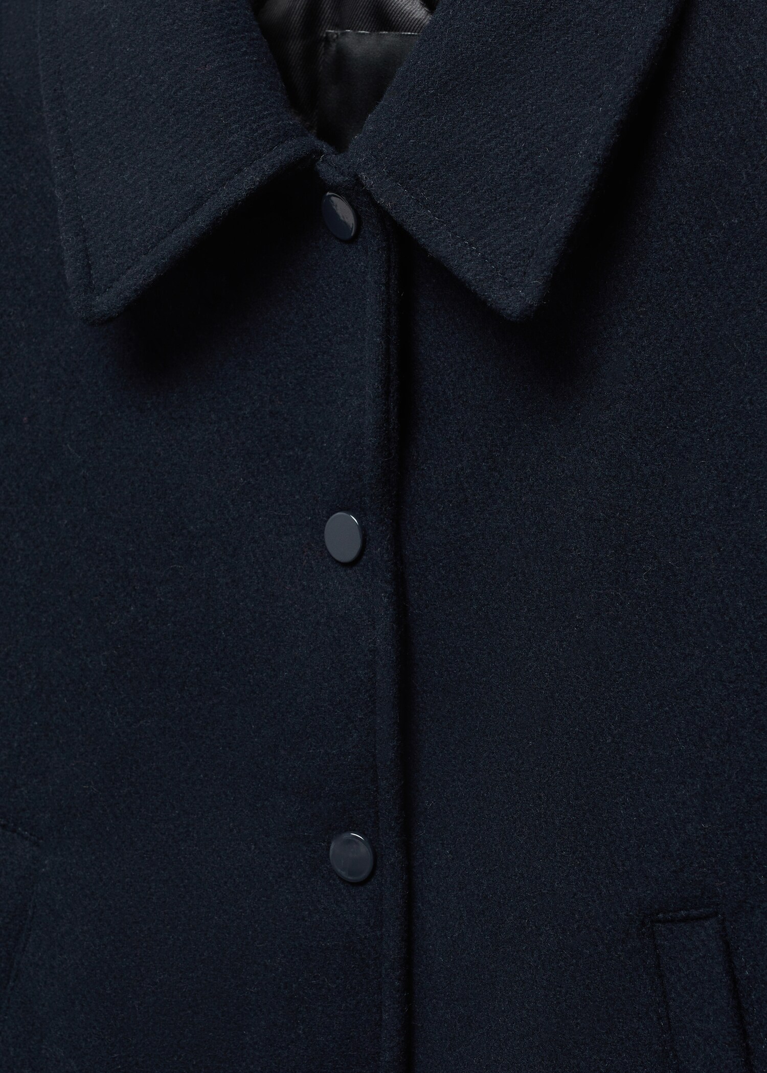 Oversized woollen bomber jacket - Details of the article 8