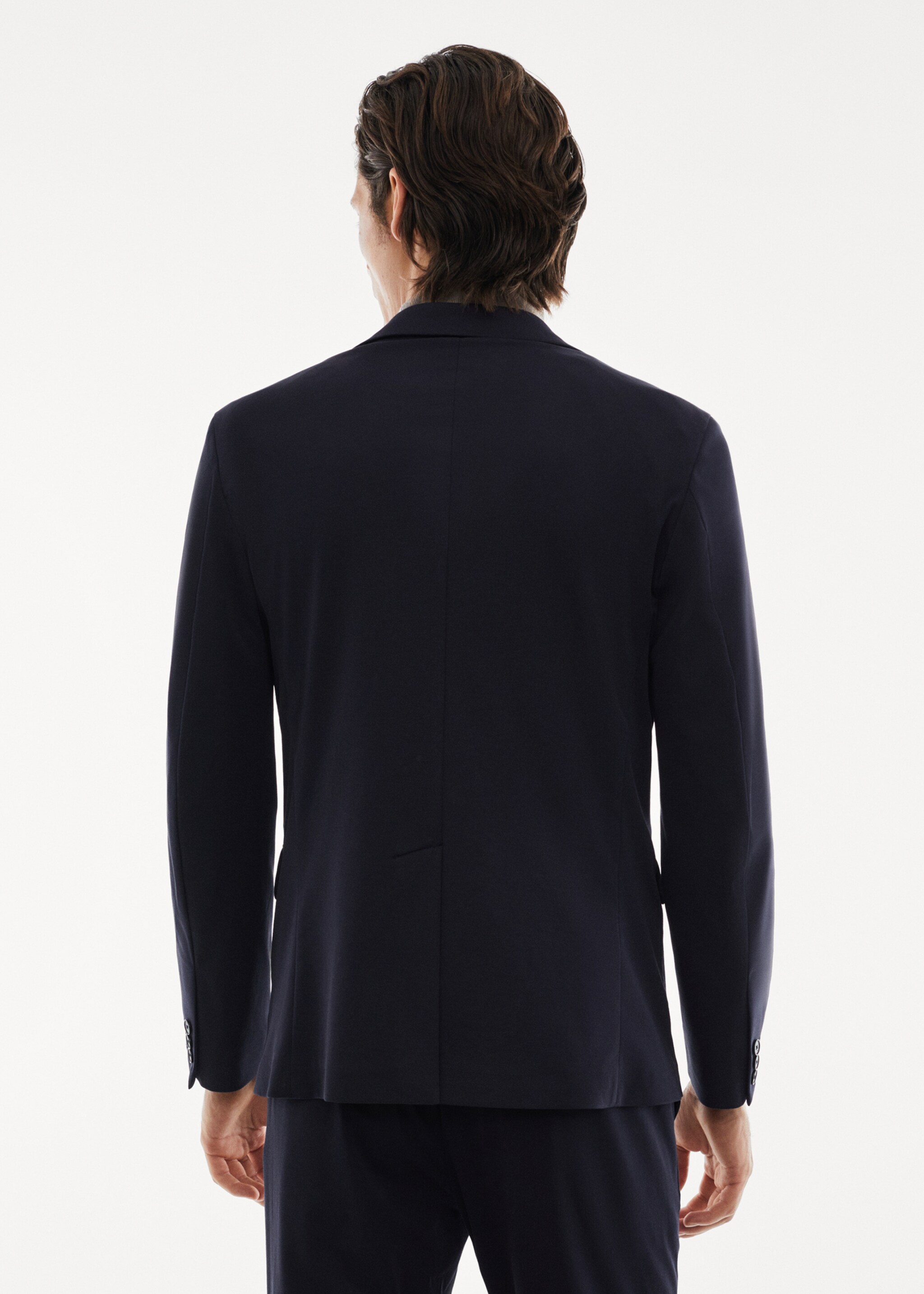 Slim-fit stretch suit jacket - Reverse of the article