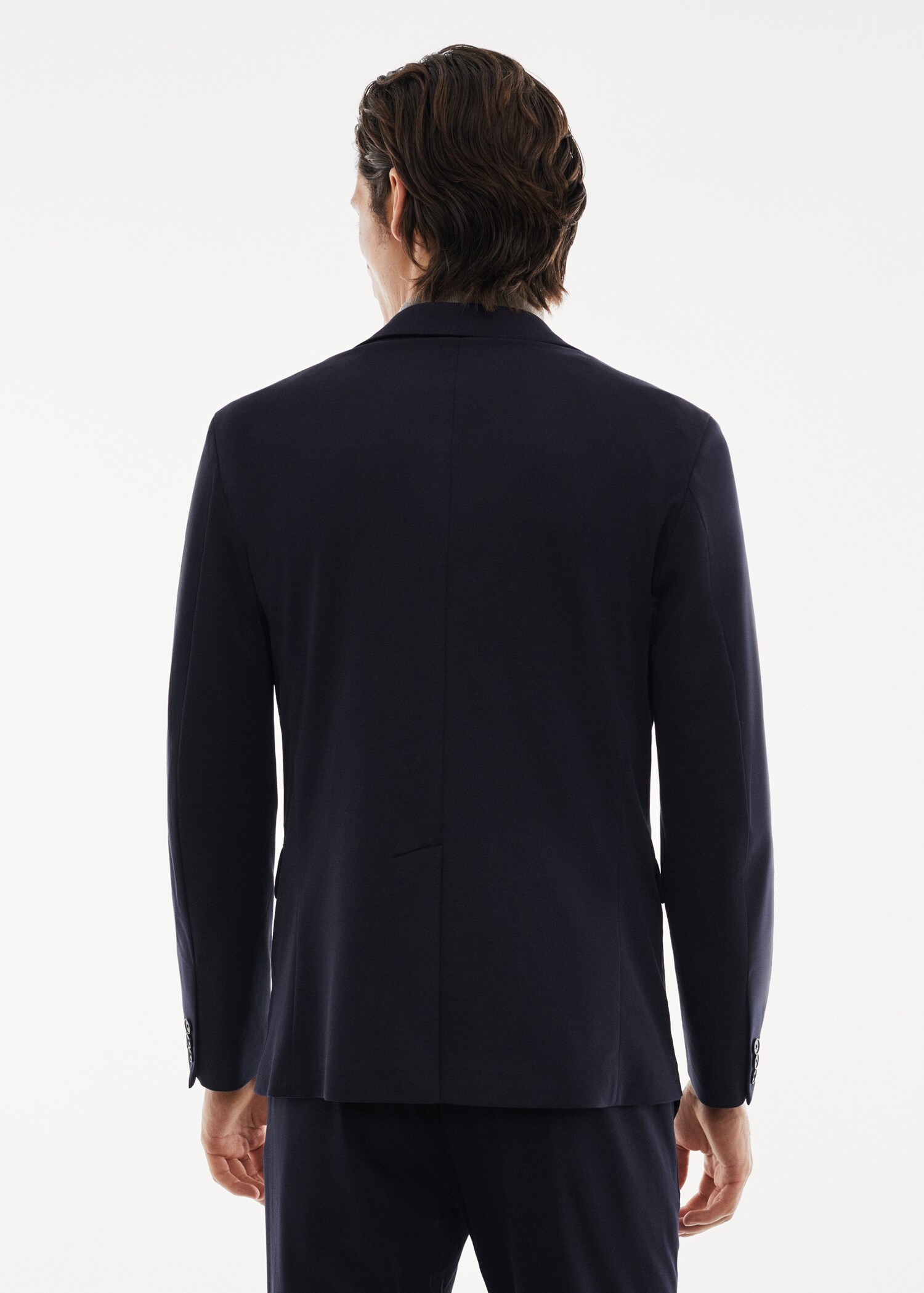 Slim-fit stretch suit jacket - Reverse of the article