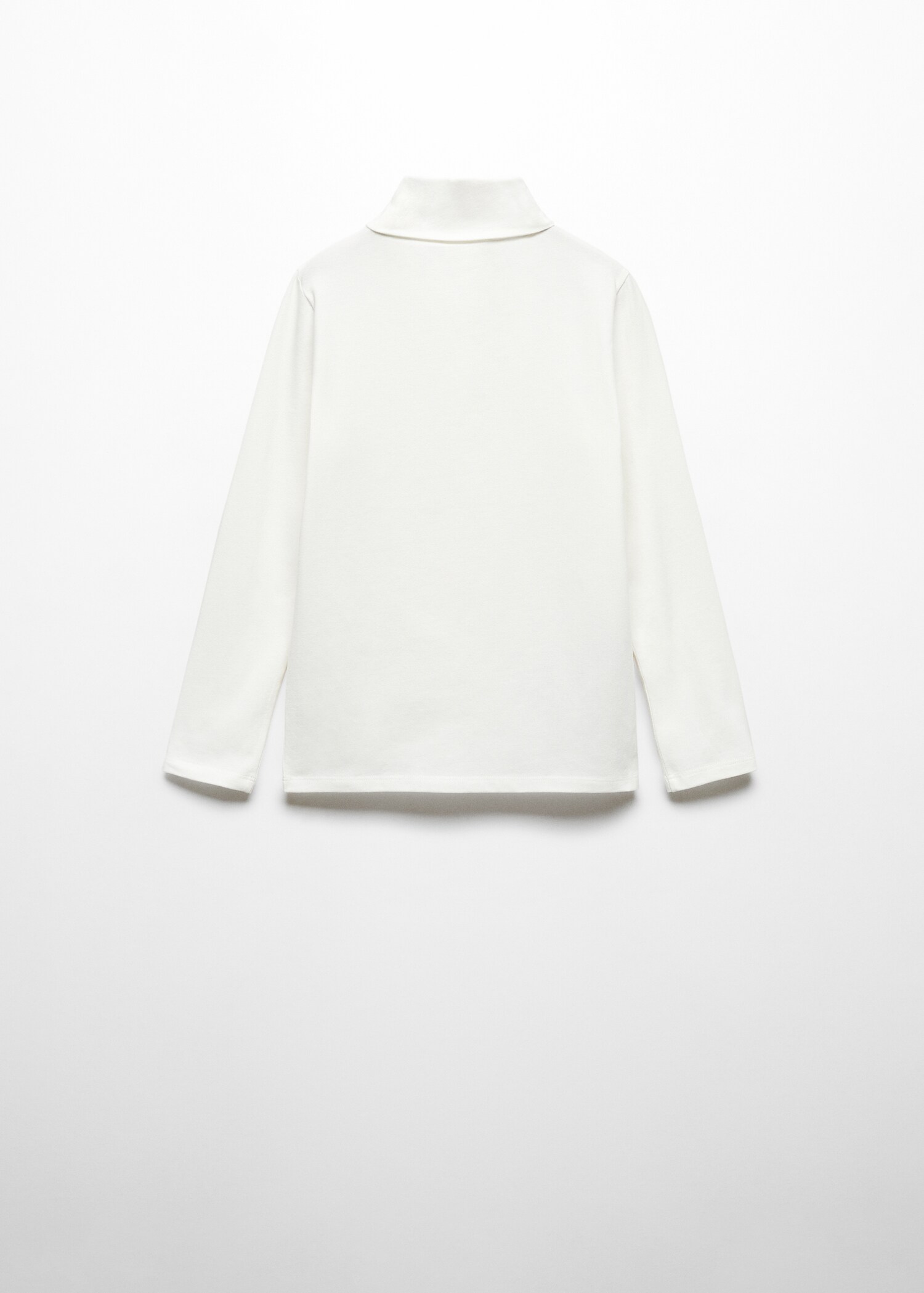Turtleneck long-sleeved t-shirt - Reverse of the article