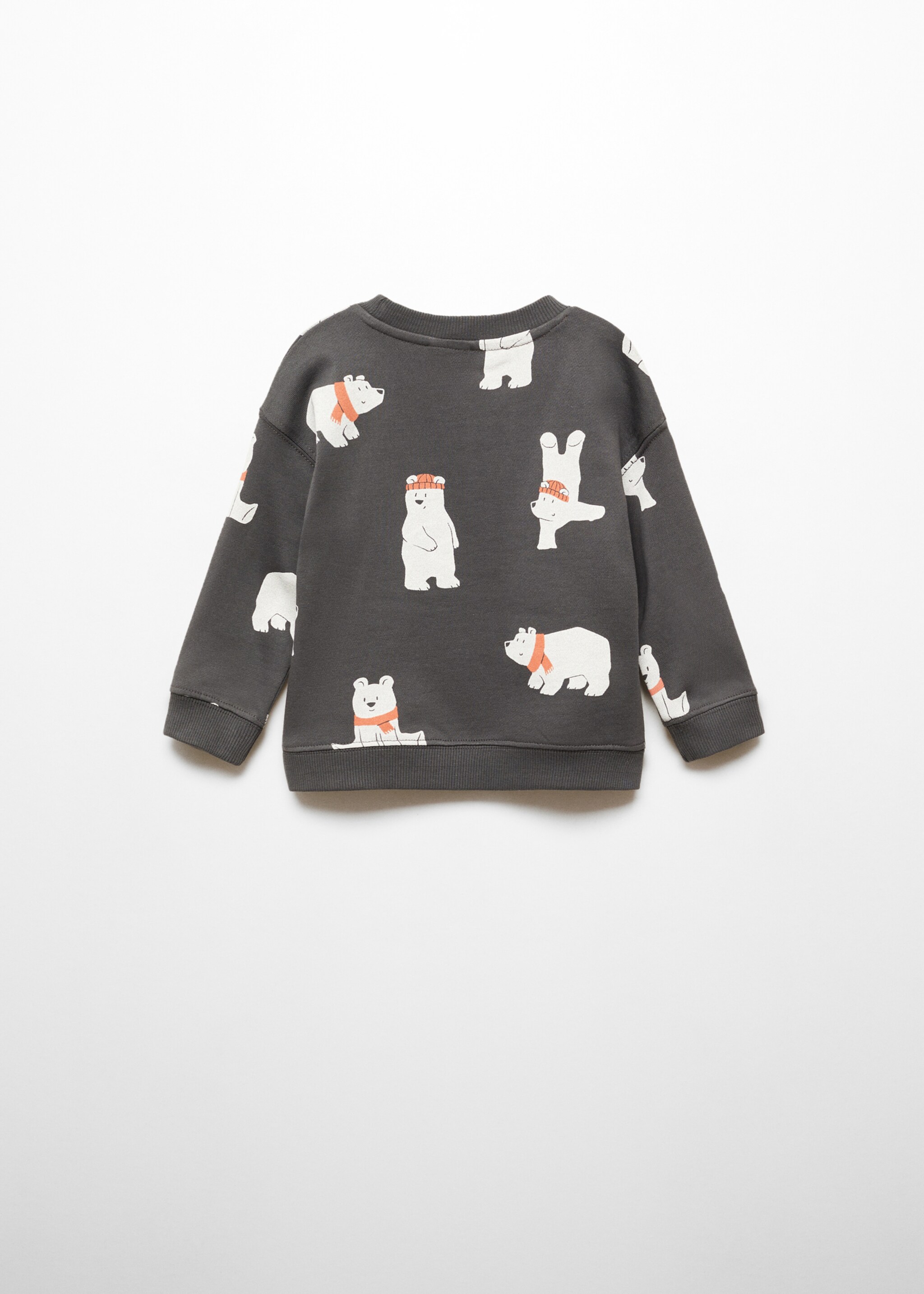 Sudadera algodón perchado - Reverso del artículo