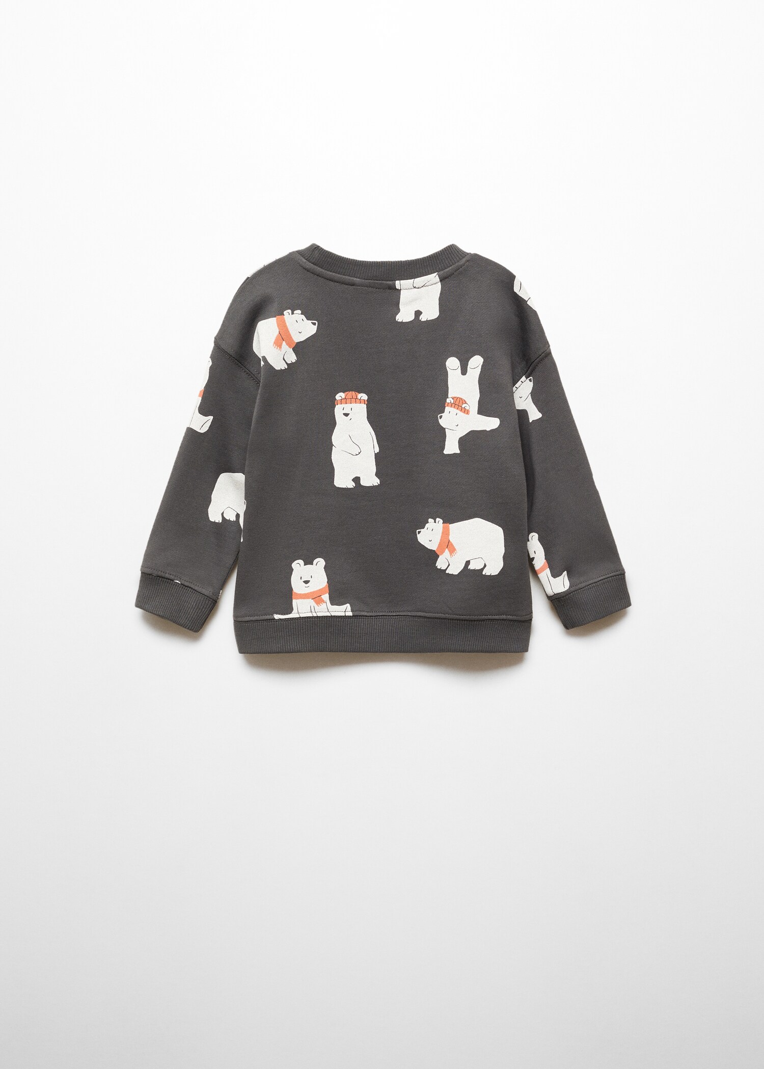 Brushed cotton sweatshirt - Reverse of the article
