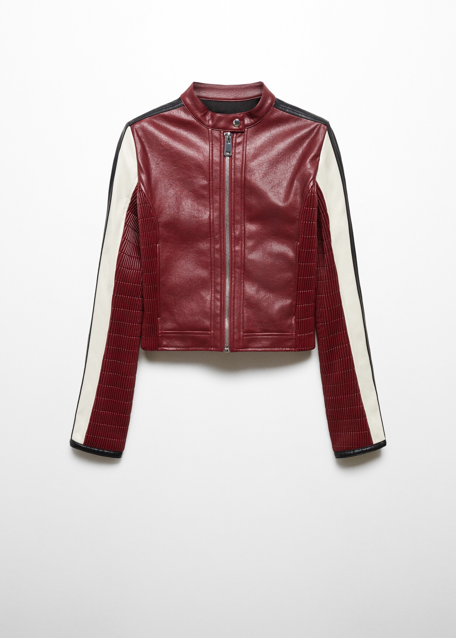 Leather-effect biker jacket - Article without model