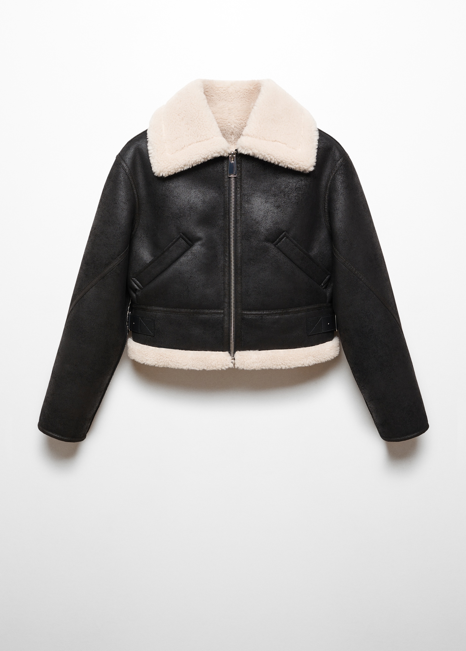 Pull And Bear Doubleface Jacke Leder PULL&BEAR DOUBLE FACE