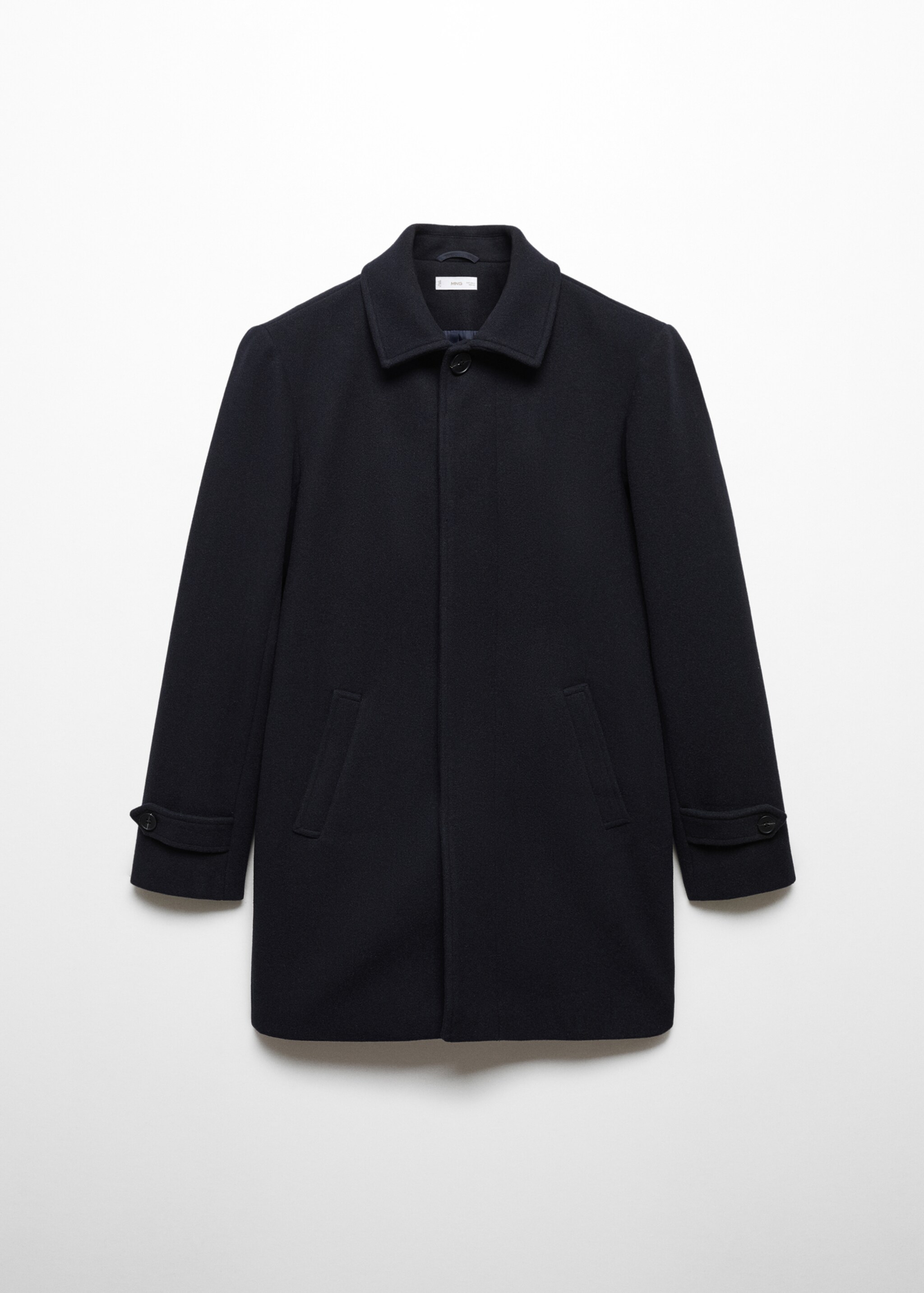 Coat with classic collar - Article without model