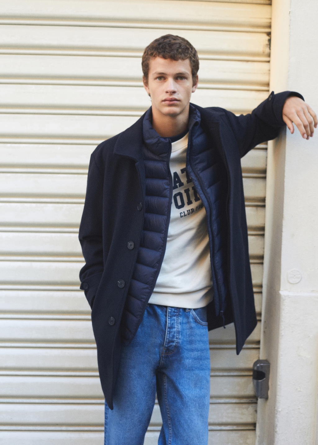 ジャケット・アウター Old Euro Bal collar Coat Made in Italy Bal Collar Coat in Wool – offsait studio