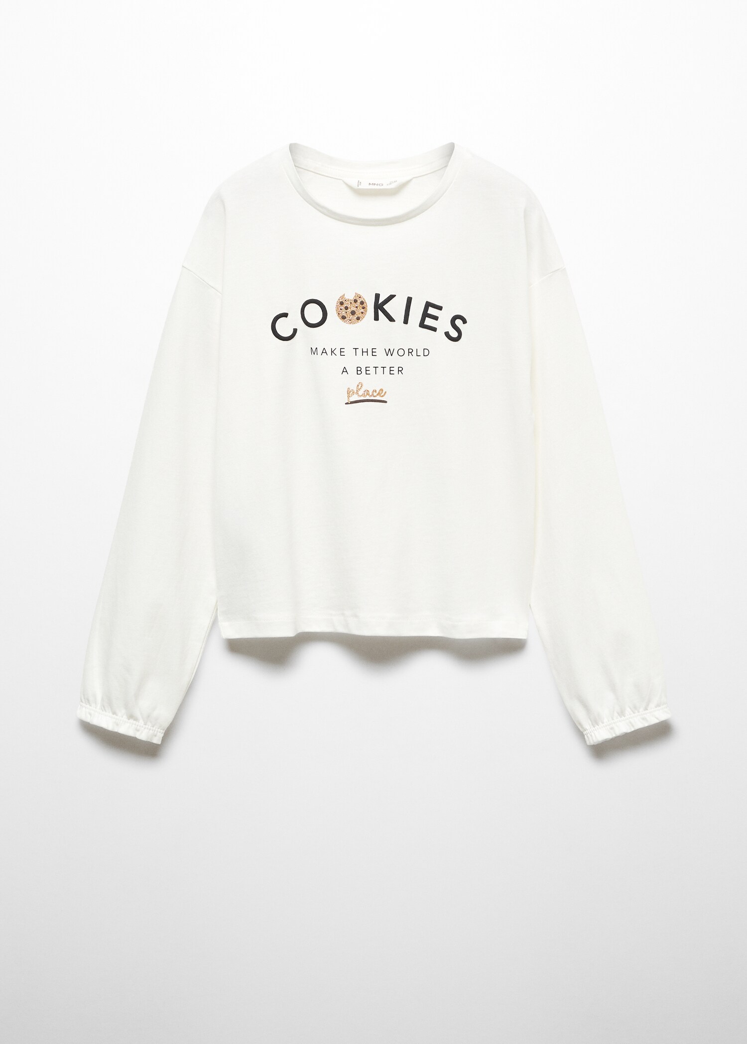Printed cotton-blend T-shirt - Article without model