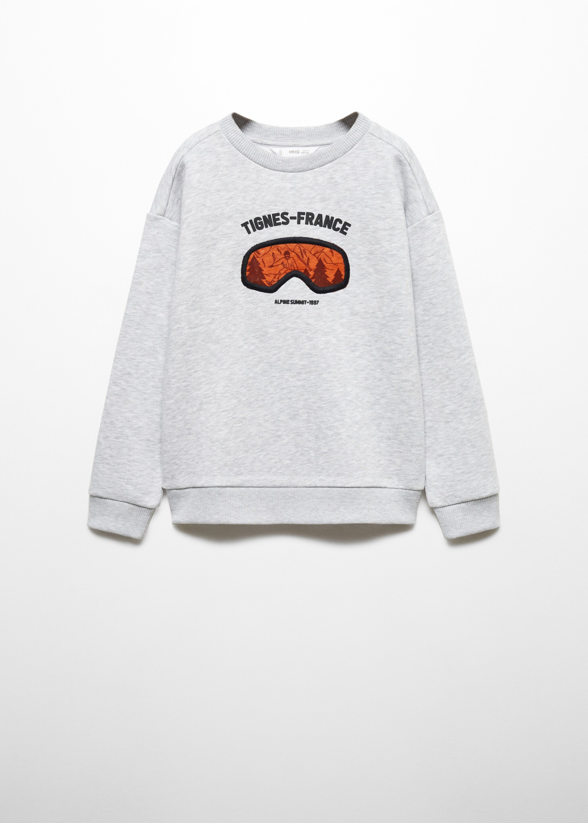 Printed cotton sweatshirt - Article without model