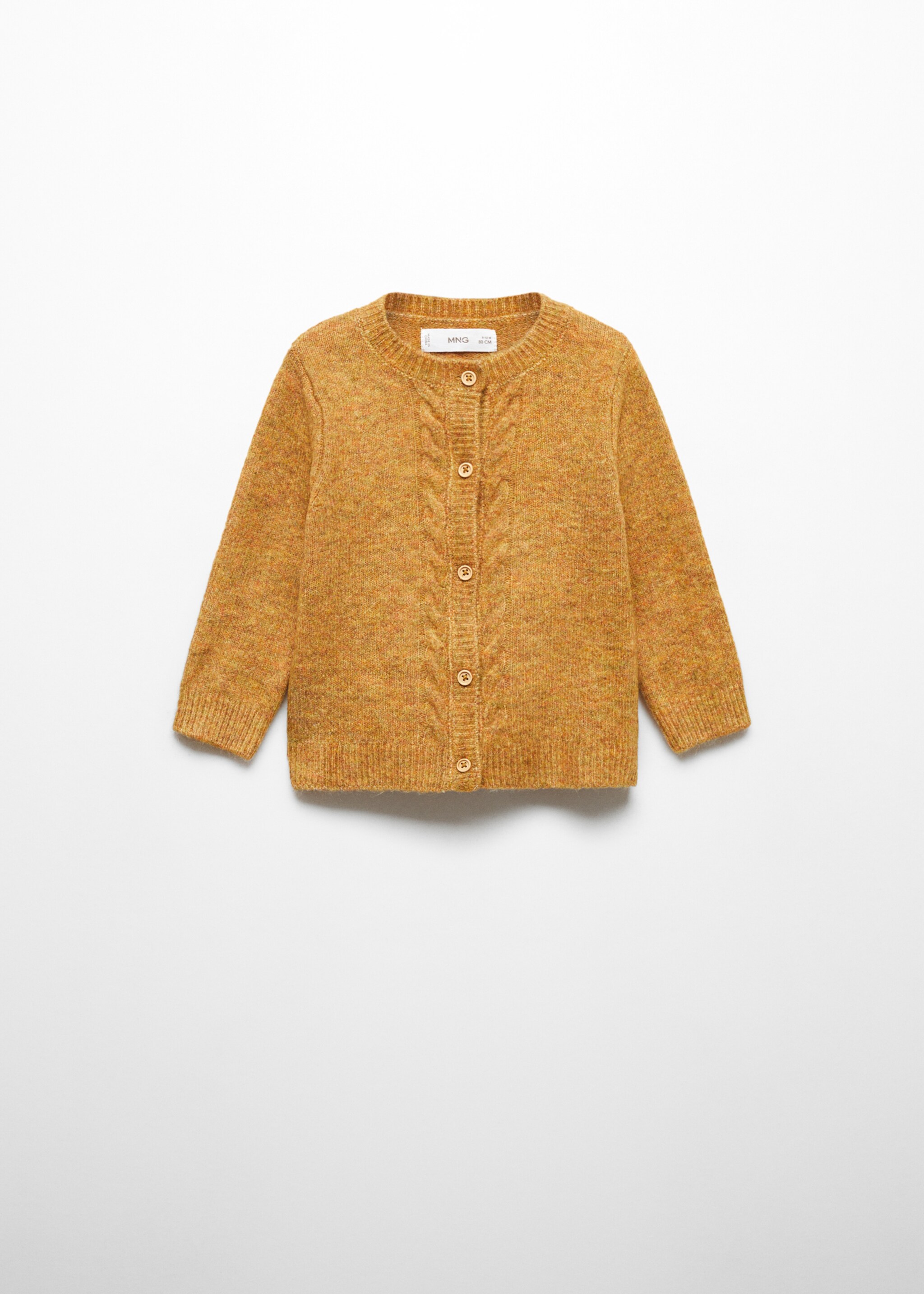 Button knit cardigan - Article without model