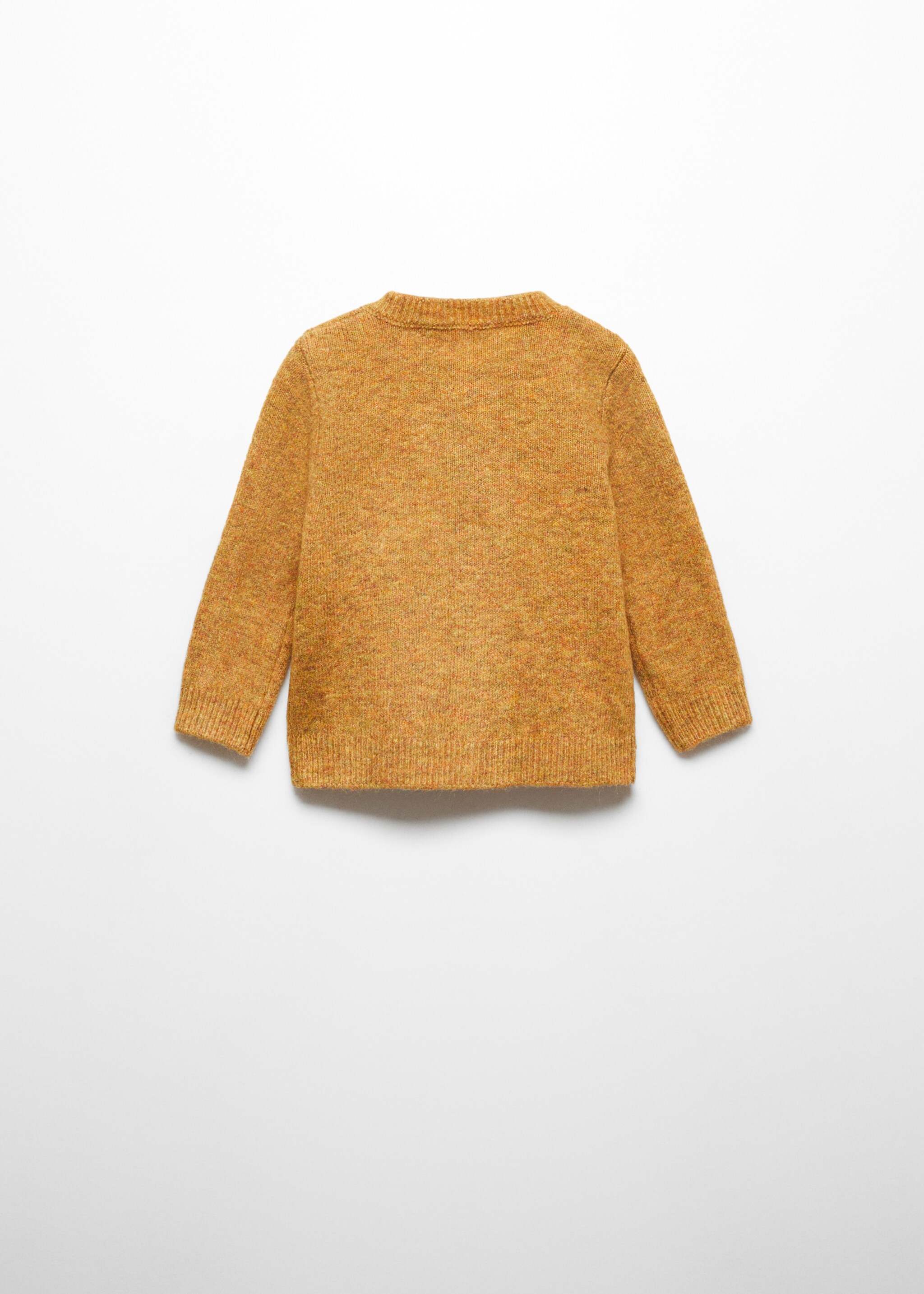 Button knit cardigan - Reverse of the article