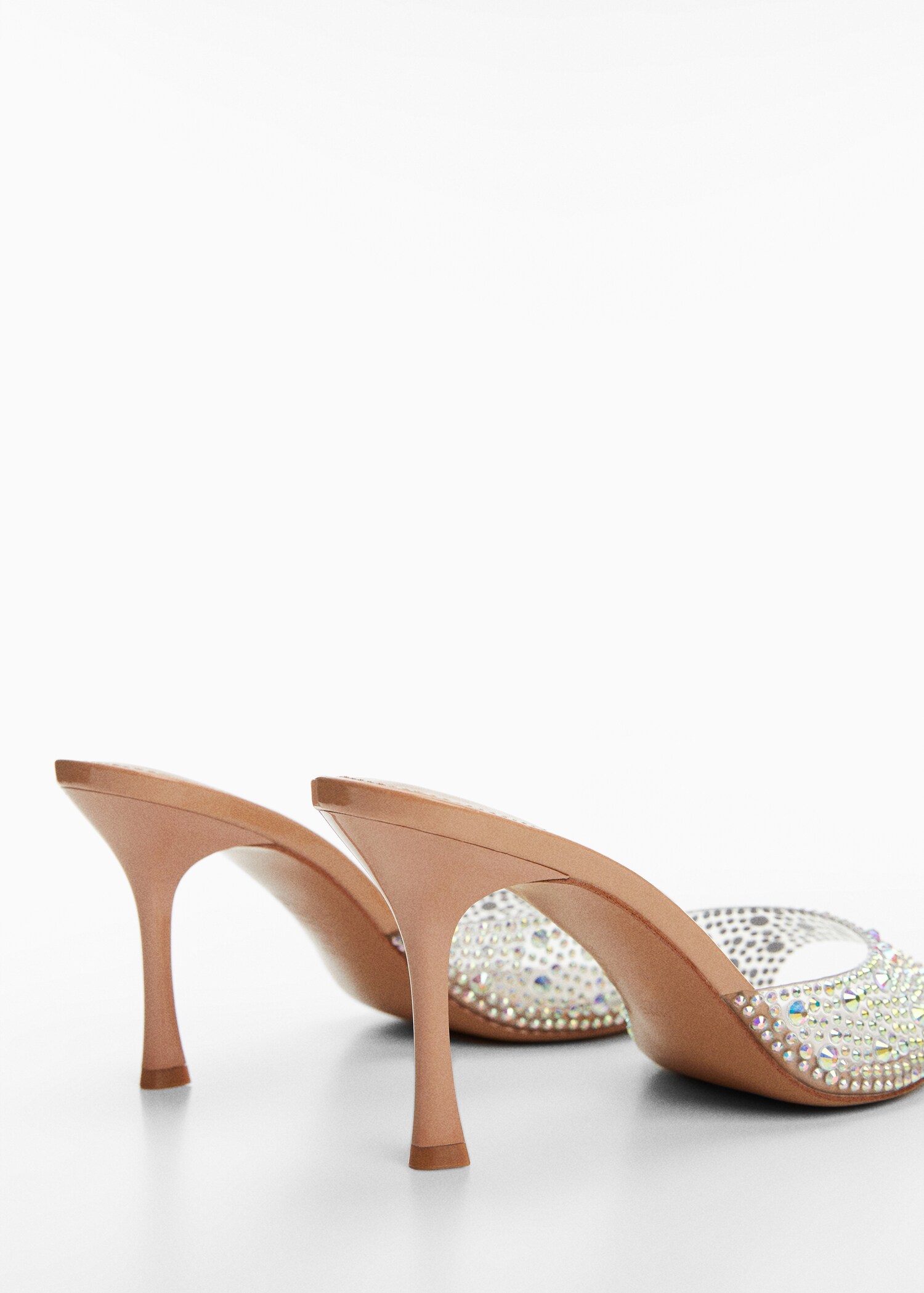 Glitzer-Sandalette mit hohen Absätzen - Detail des Artikels 1