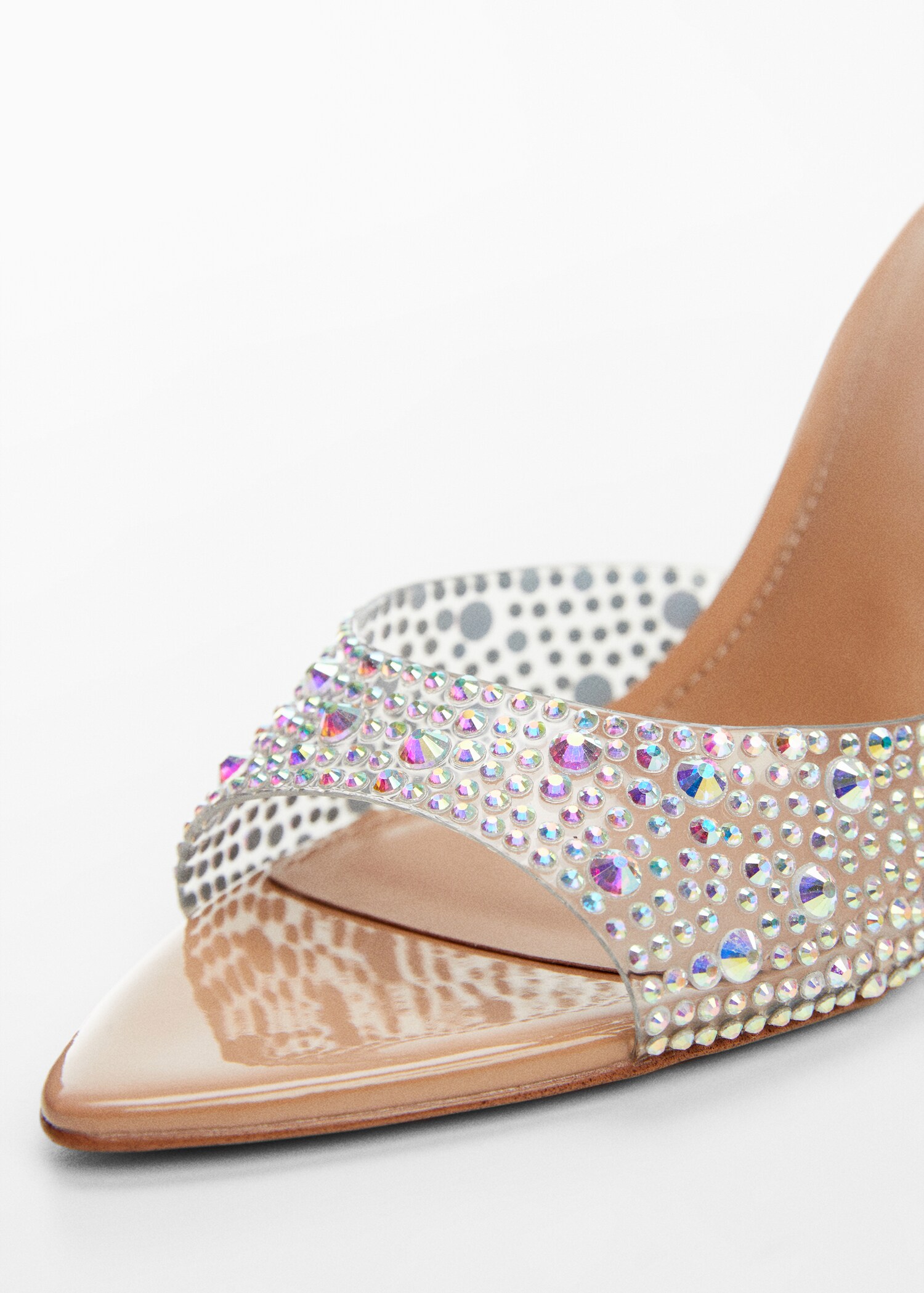 Glitzer-Sandalette mit hohen Absätzen - Detail des Artikels 2