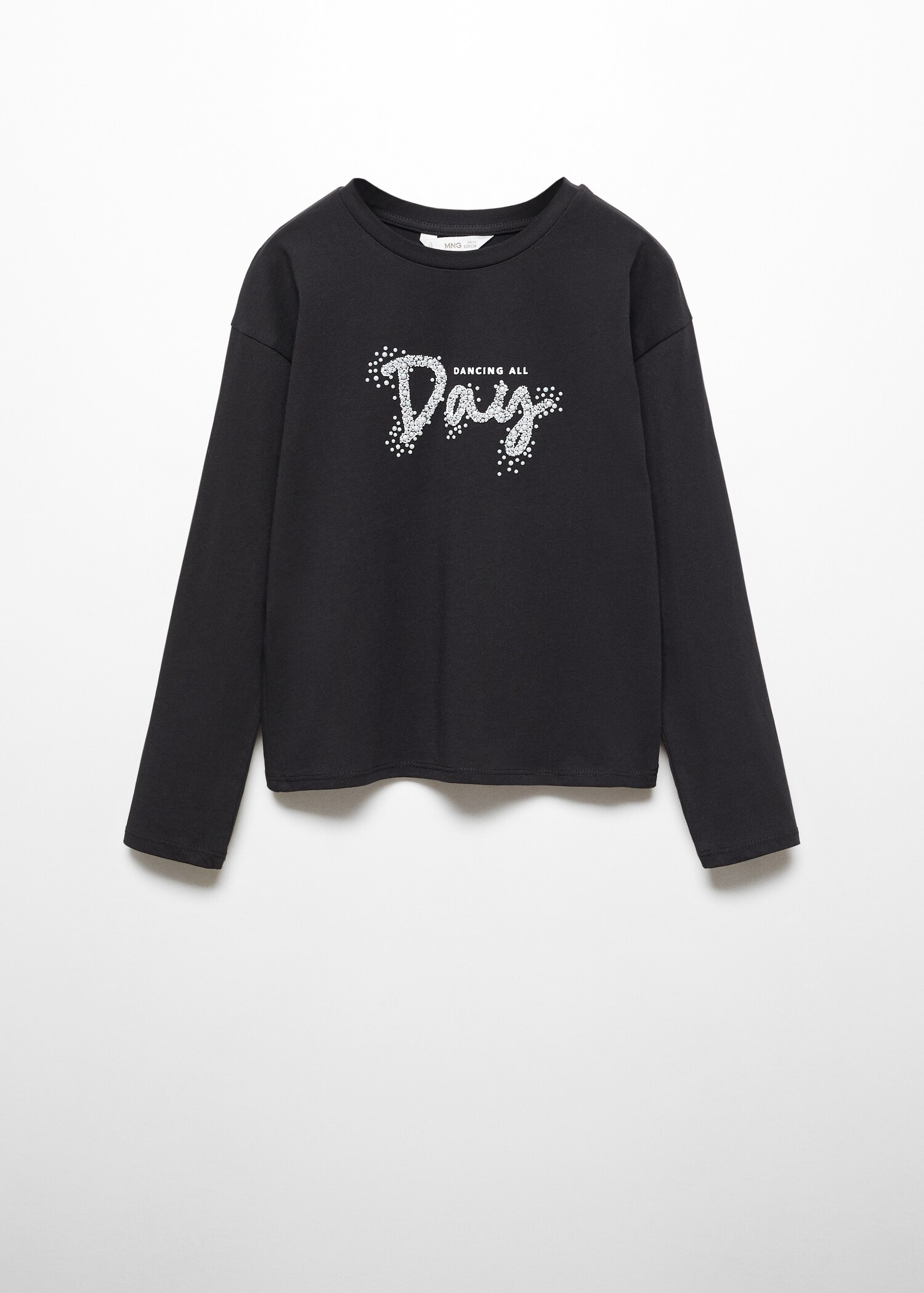 Mönstrad långärmad t-shirt - Artikel utan modell