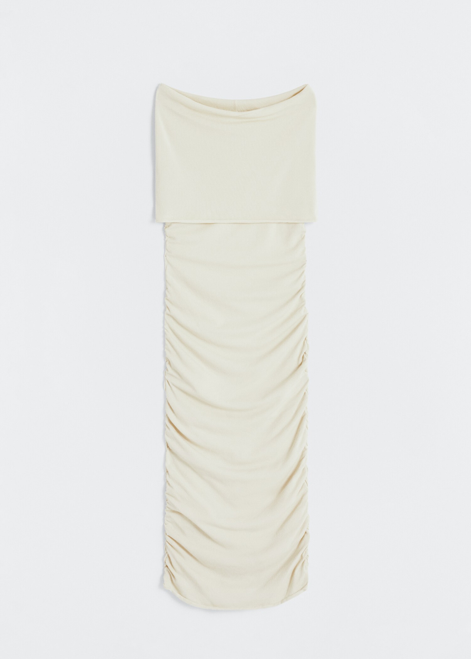 Off-the-shoulder draped dress - Article without model